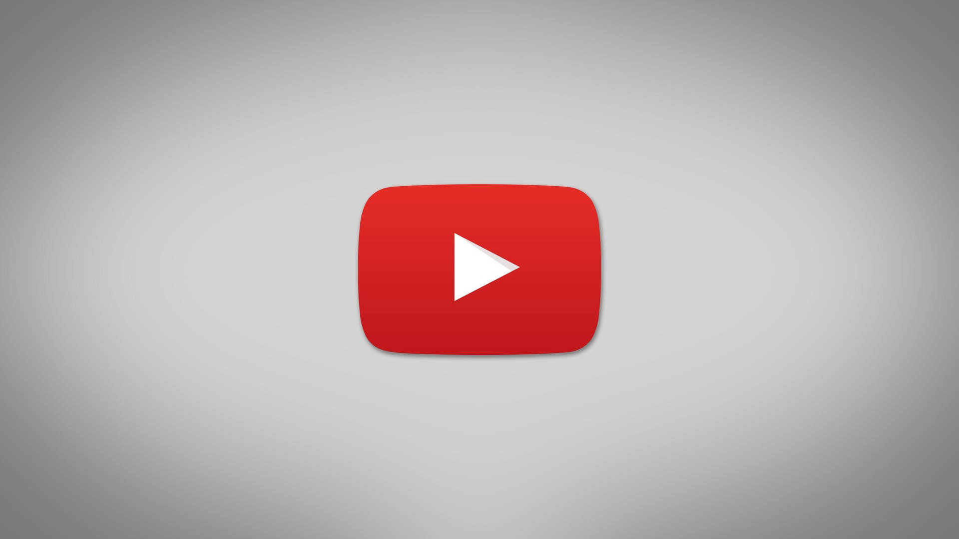 2048x1152 Youtube Symbol Simple Gray