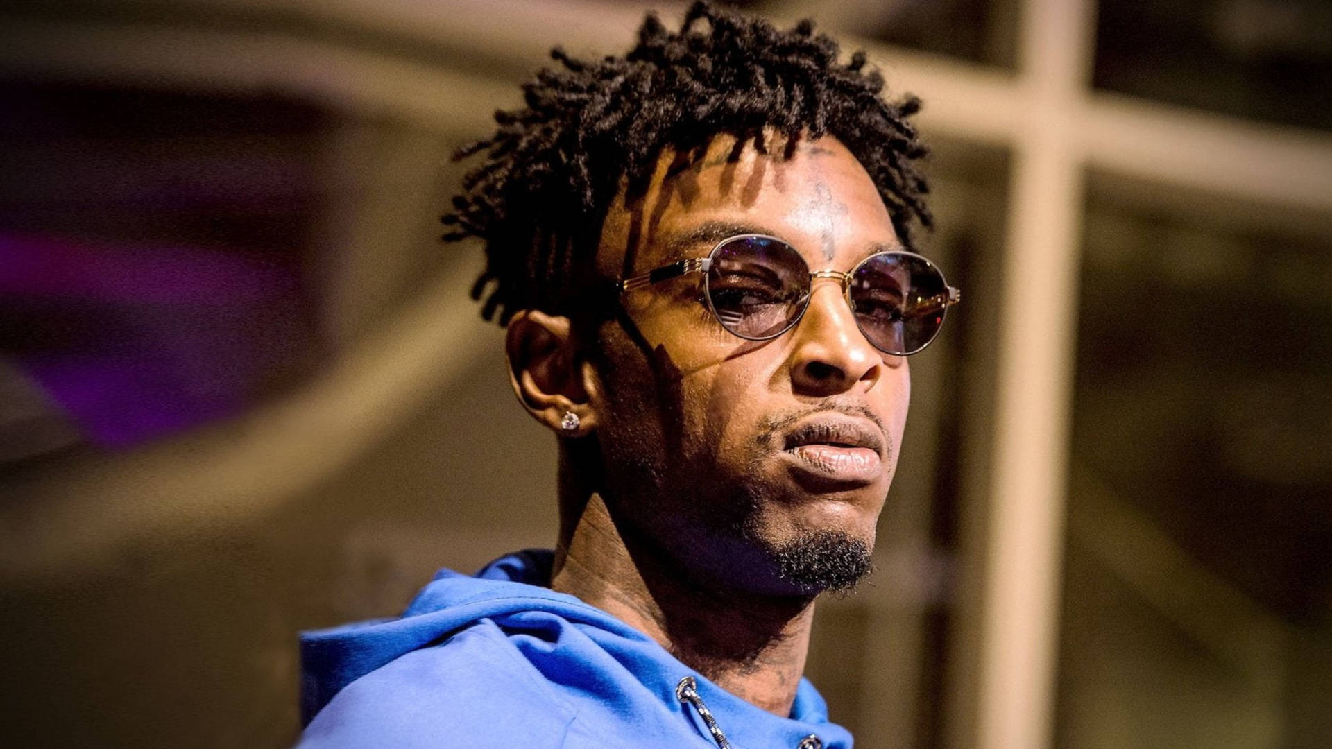 21 Savage At Youtube Space Background