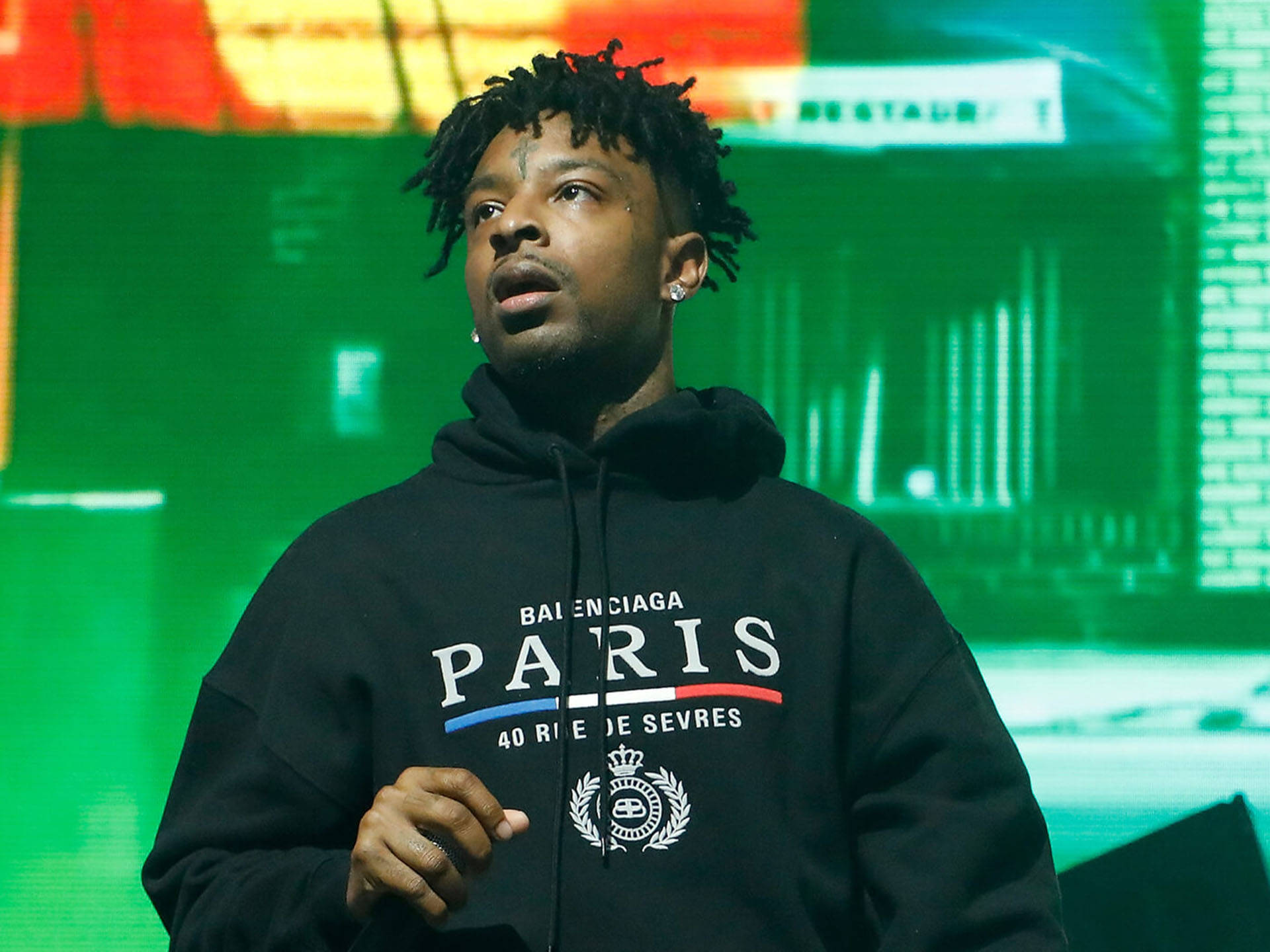 21 Savage Forbes Event Background