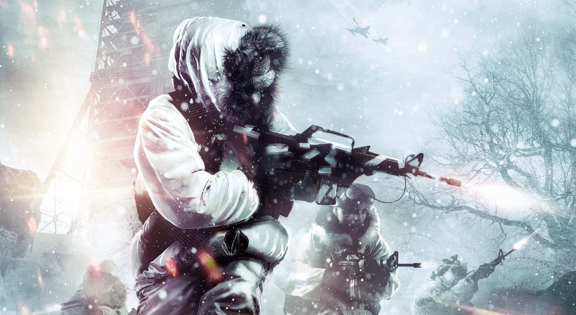 2560 X 1440 Black Ops 2 Winter Gameplay