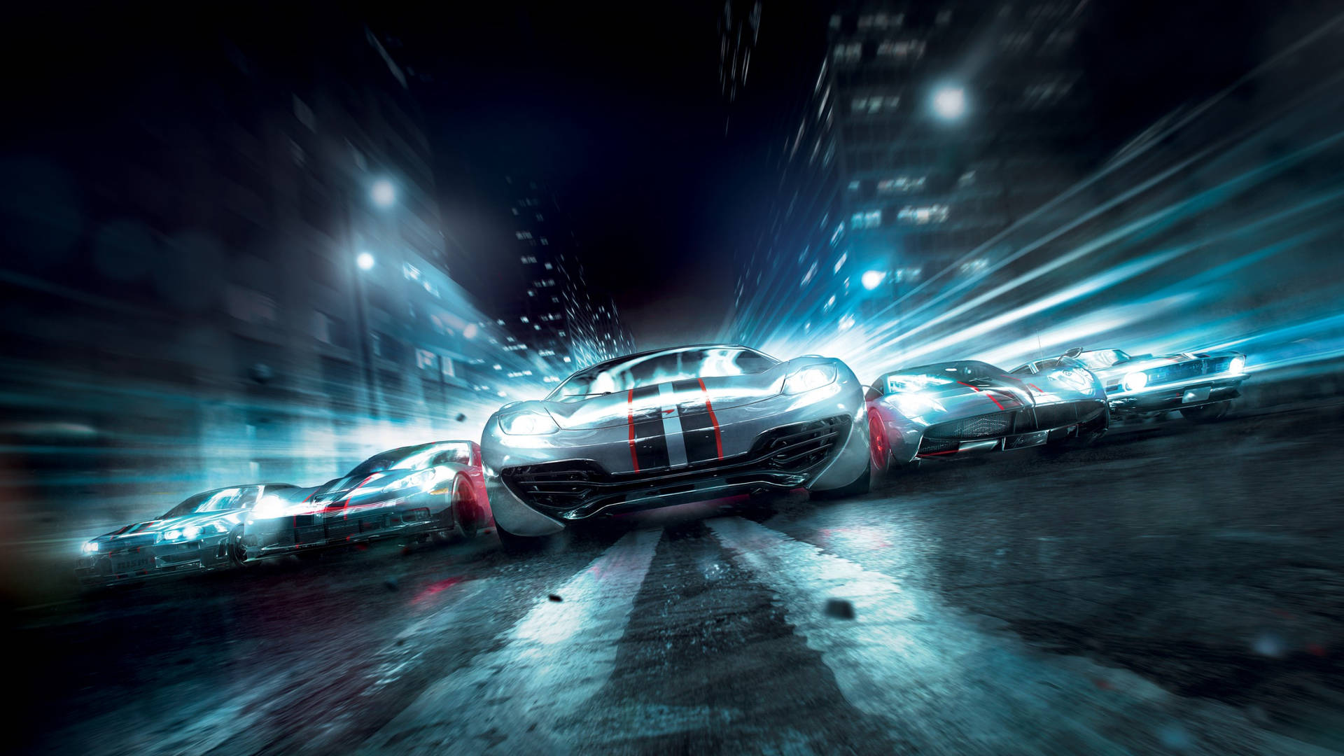 2560 X 1440 Cars From Grid 2 Video Game