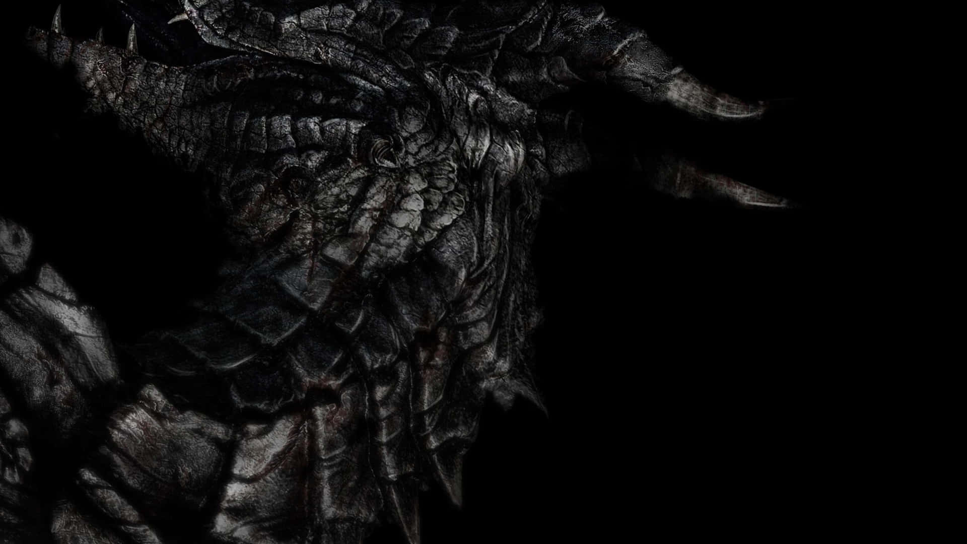 2560 X 1440 Skyrim Black Silver Dragon
