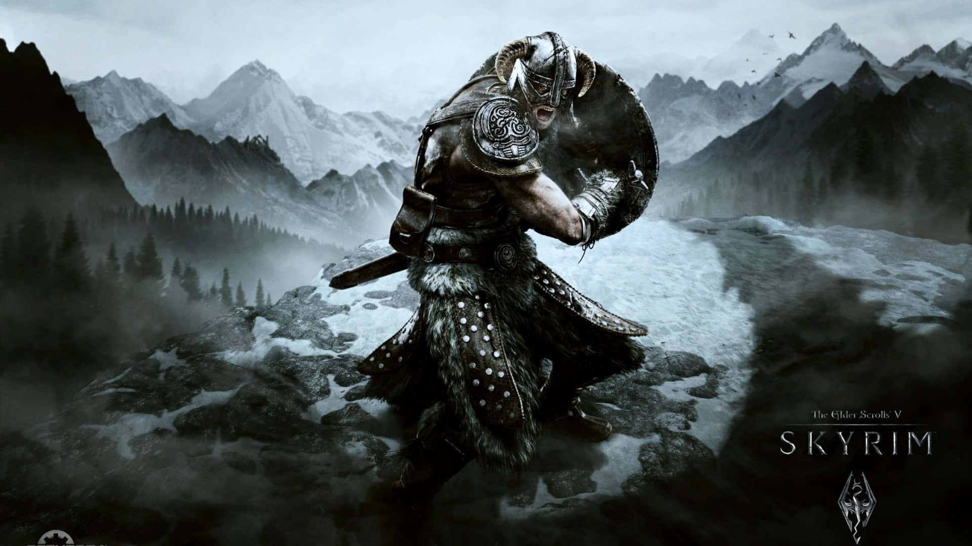 2560 X 1440 Skyrim Laat Dovahkiin Vikings Background
