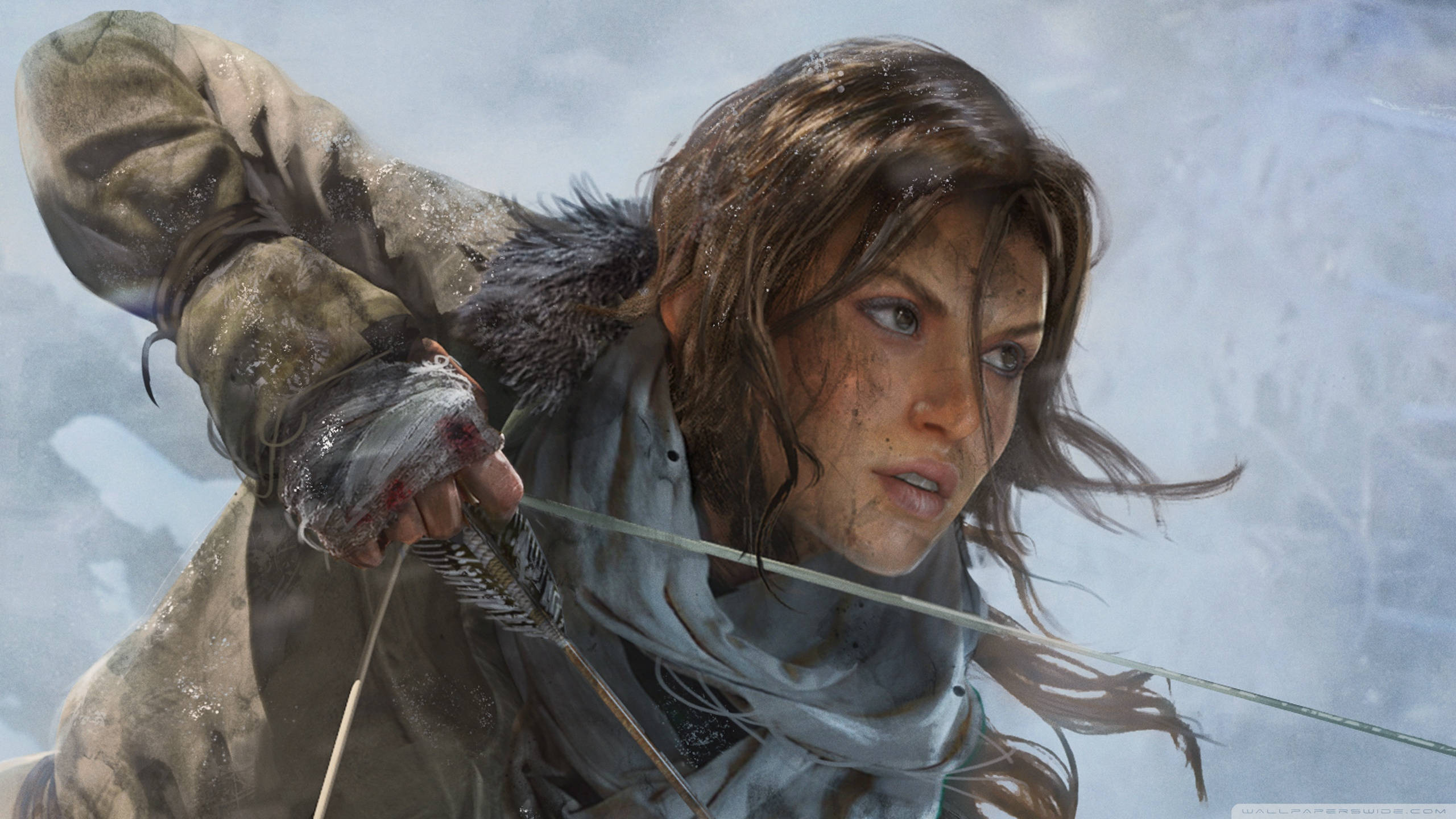 2560 X 1440 Tom Raider Realistic Lara Illustration