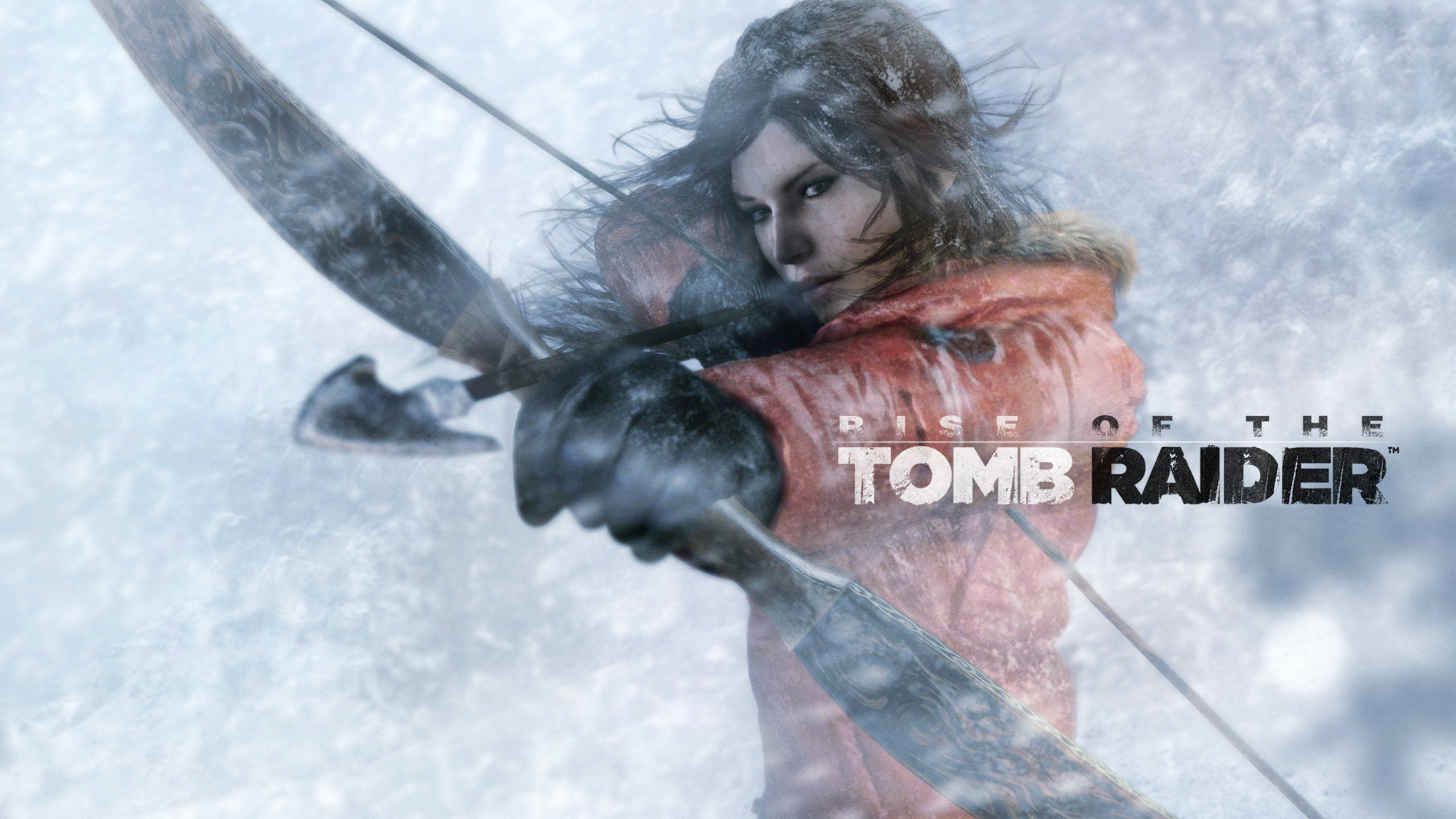 2560 X 1440 Tomb Raider Fearless Lara Croft Background
