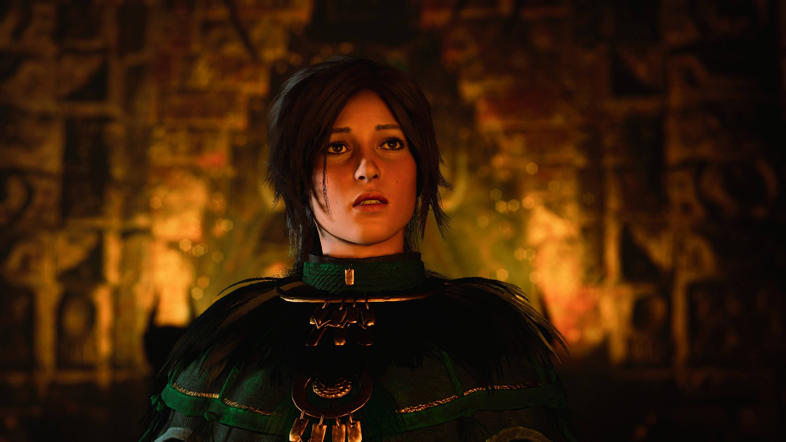 2560 X 1440 Tomb Raider Protagonist Lara Croft Background
