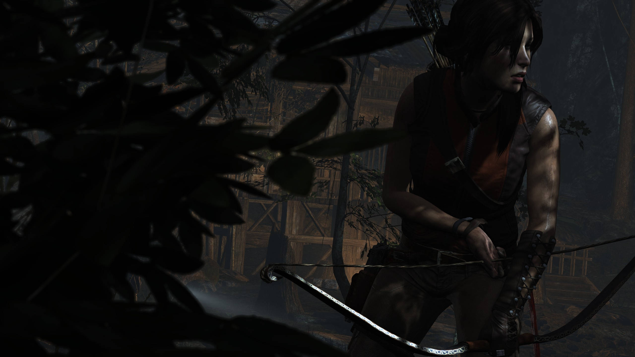 2560 X 1440 Tomb Raider Survivalist Lara Croft Background