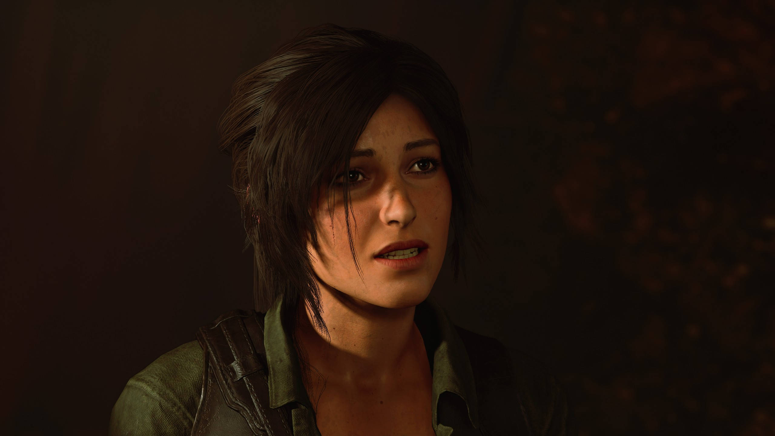 2560 X 1440 Tomb Raider Worried Lara
