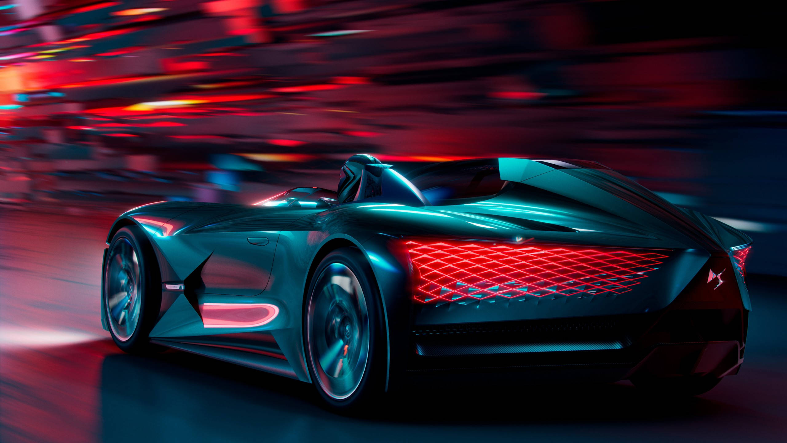 2560x1440 Car Flashy Black Ds X E-tense Background