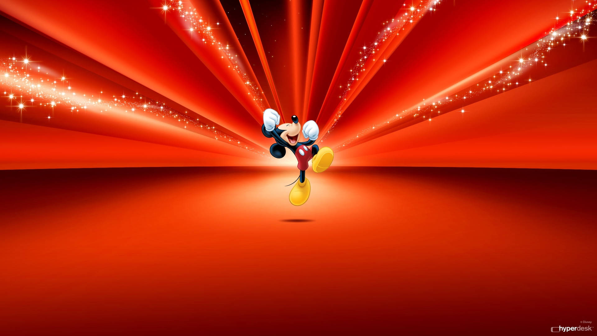 2560x1440 Disney Mickey Mouse On Red