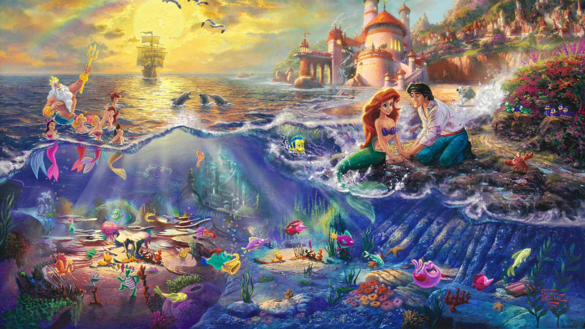 2560x1440 Disney The Little Mermaid