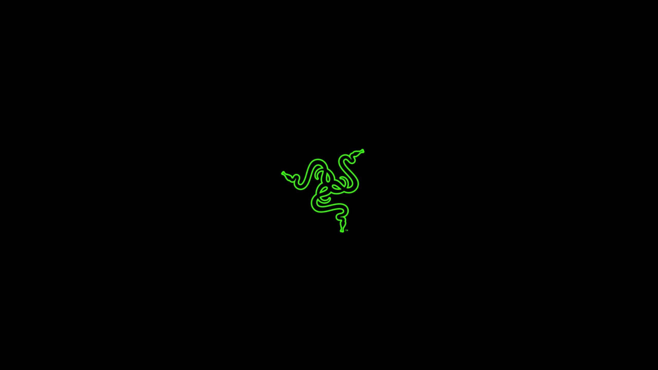 2560x1440 Gaming Razer Green Logo