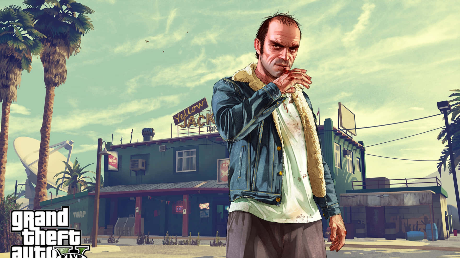 2560x1440 Gta 5 Character Trevor Philips Background