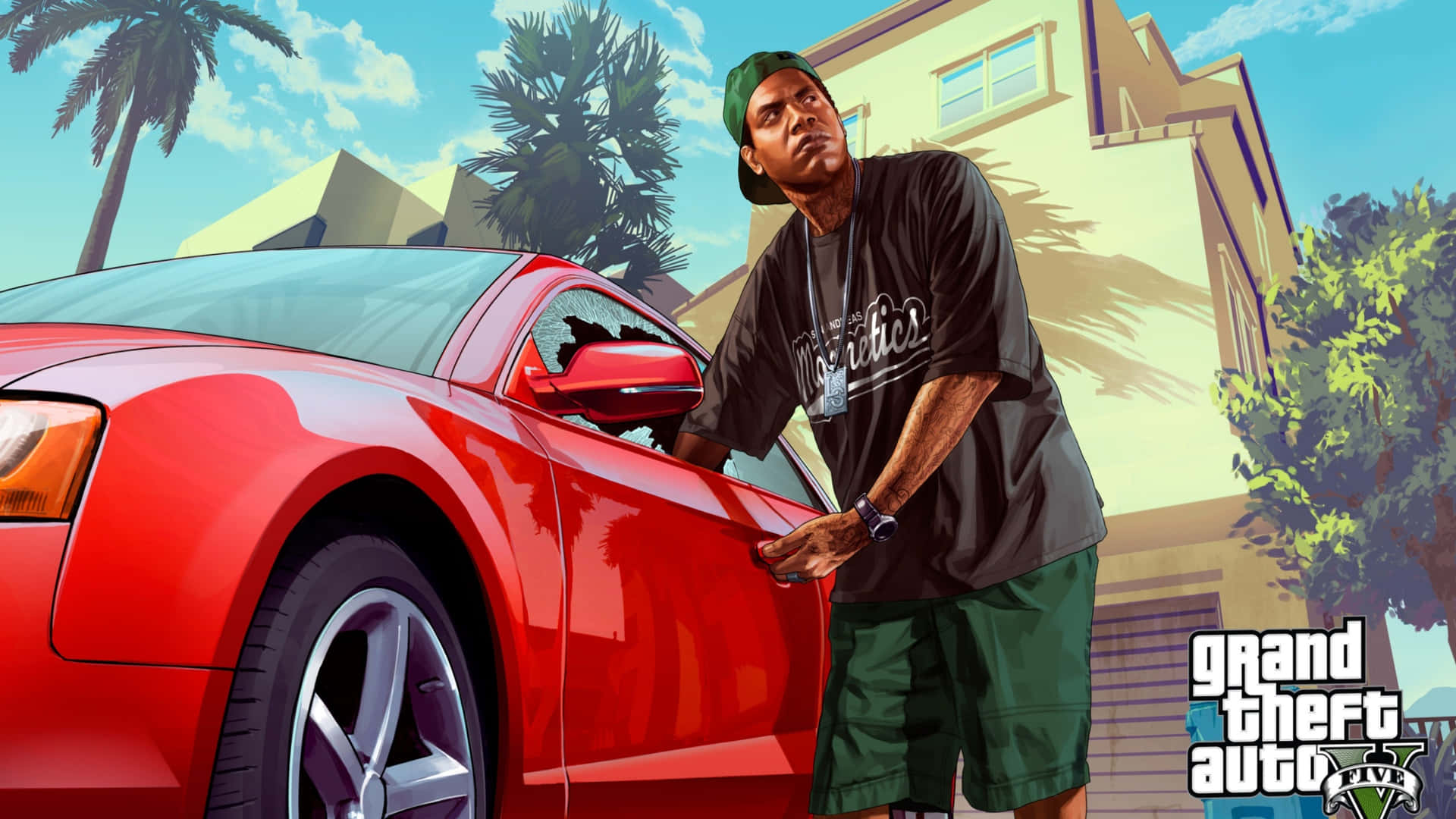 2560x1440 Gta 5 Franklin Carnapping A Car