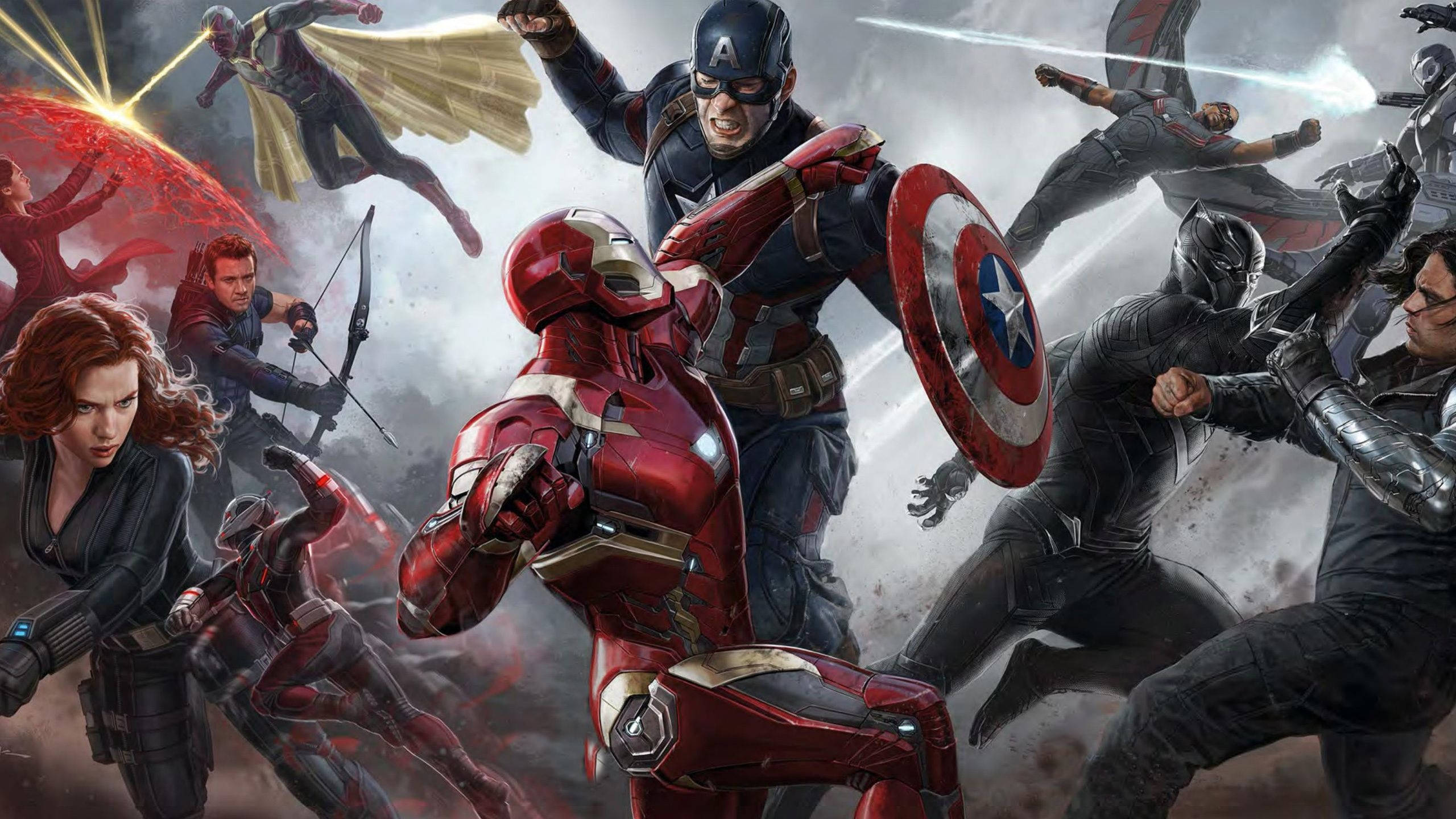 2560x1440 Marvel Captain America Civil War