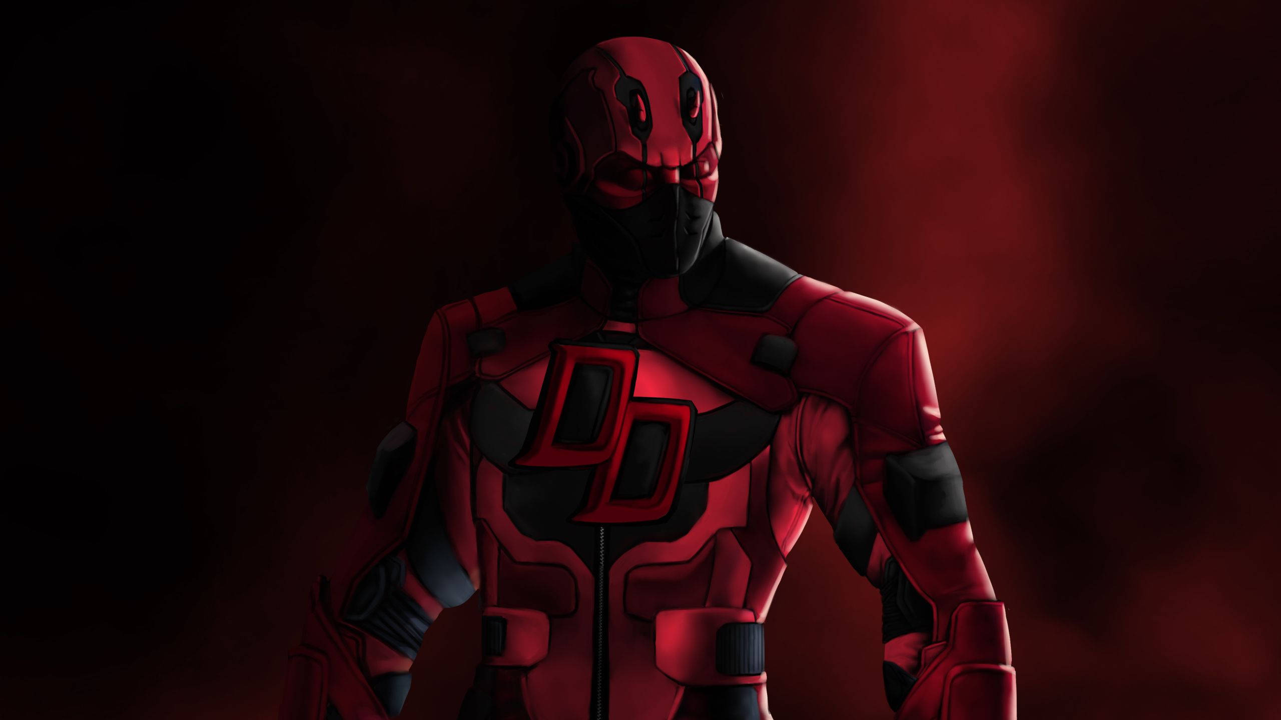 2560x1440 Marvel Daredevil Red Aesthetic