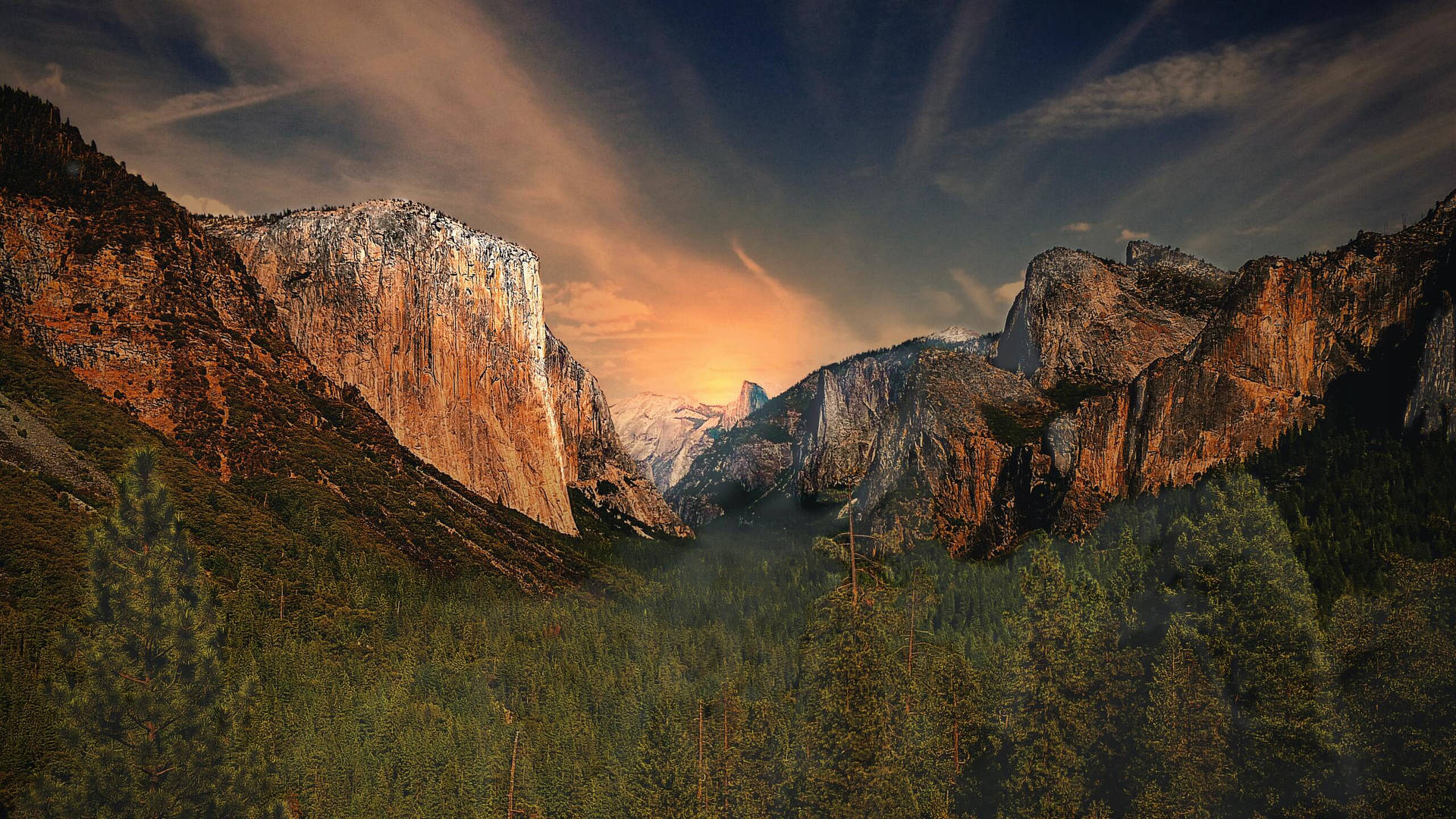 2560x1440 Nature El Capitan Background