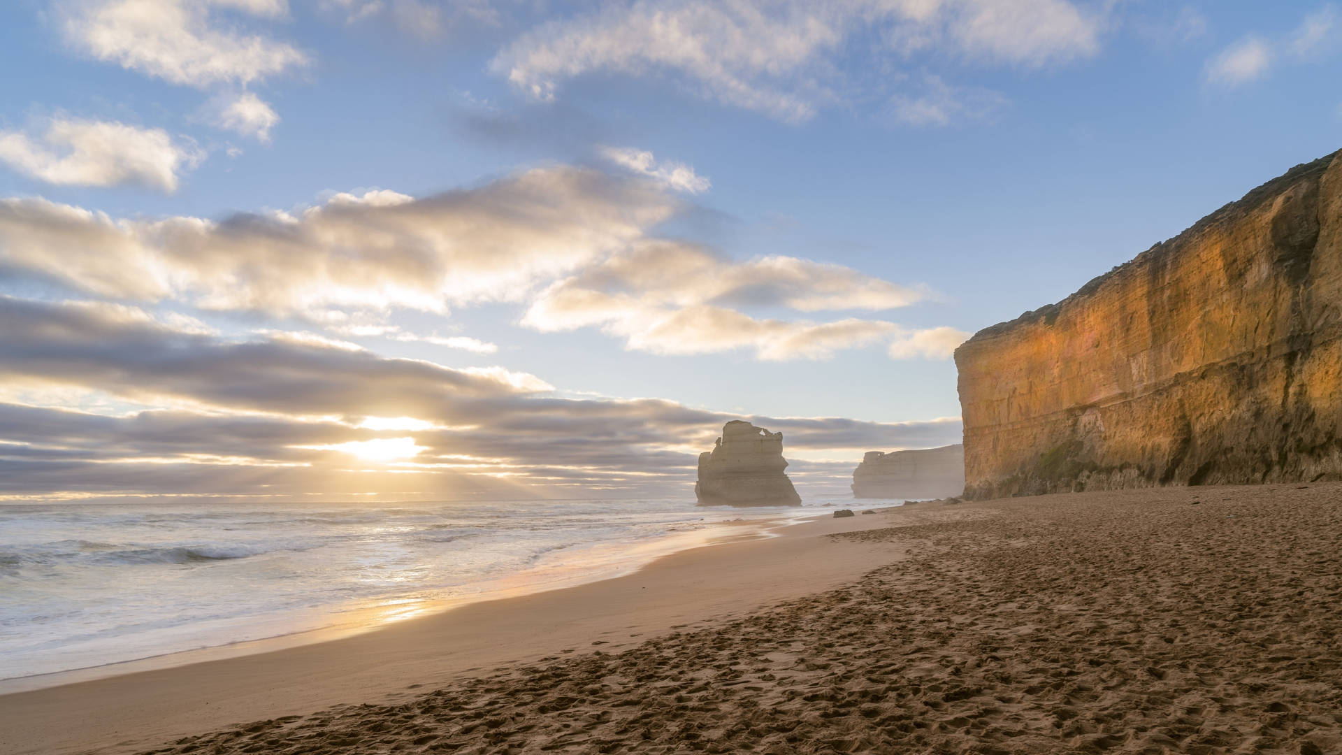 2560x1440 Nature Great Ocean Road Background