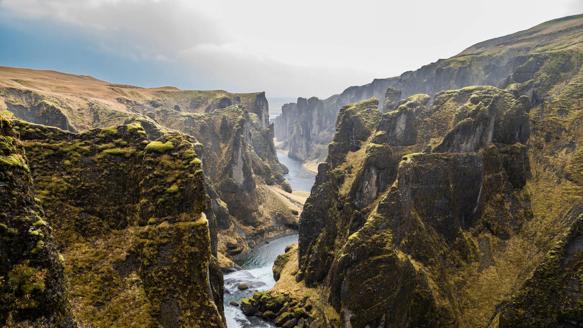 2560x1440 Nature Iceland Canyon