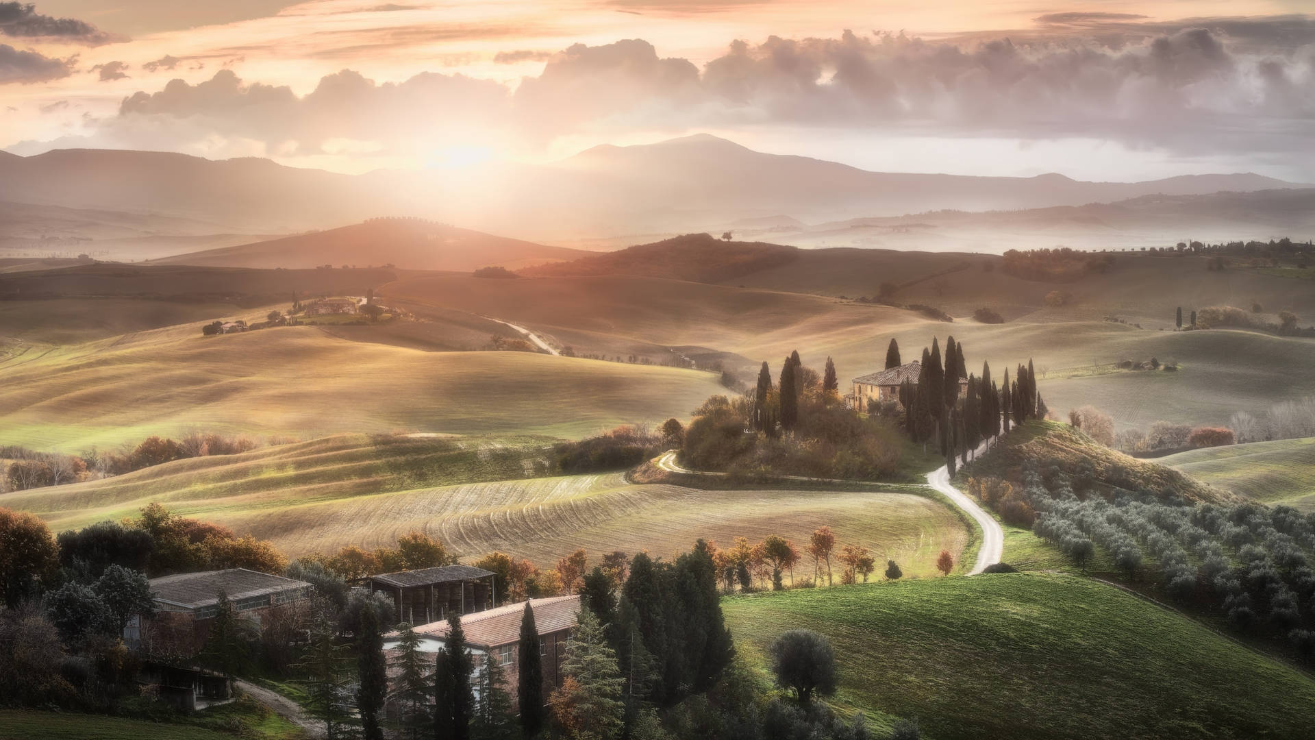 2560x1440 Nature In Tuscany Italy Background