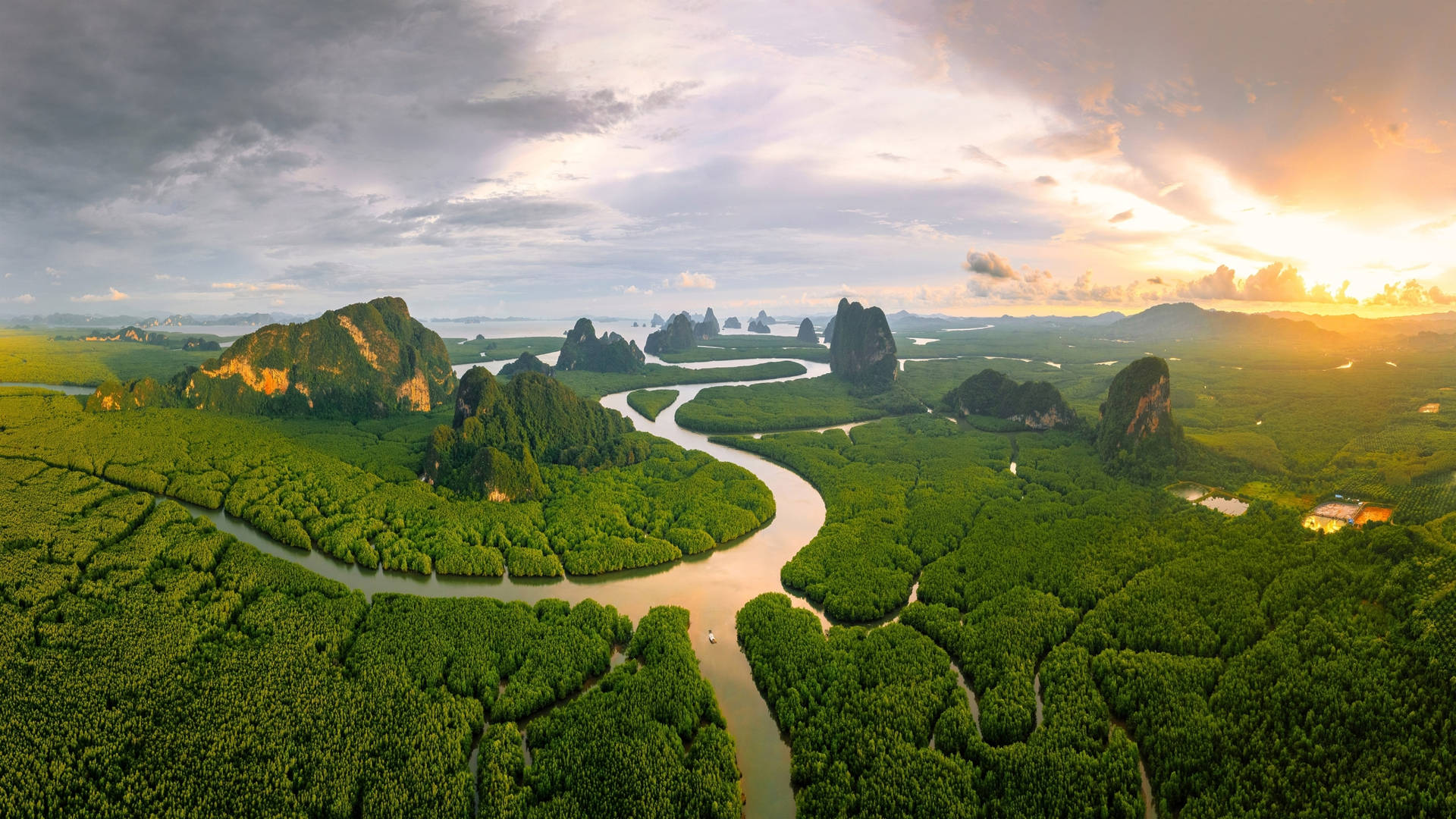 2560x1440 Nature Phang Nga Bay Background