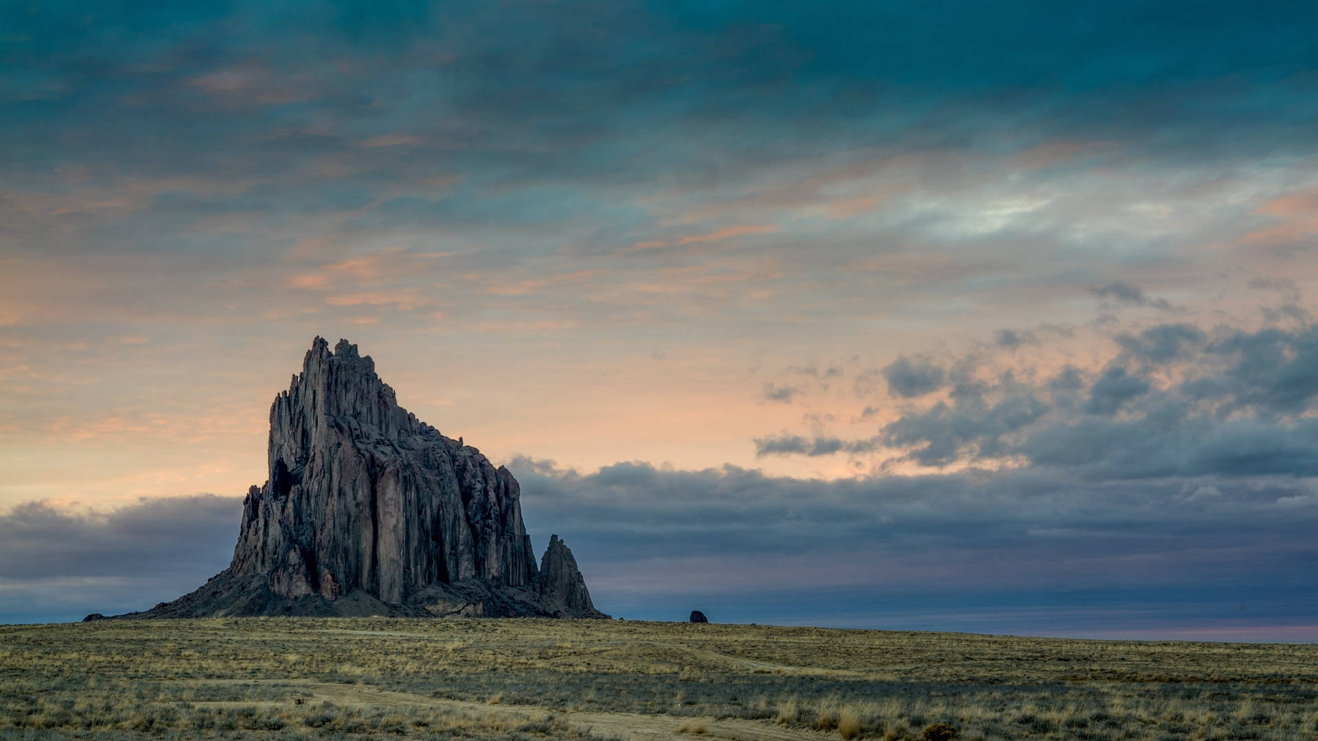 2560x1440 Nature Ship Rock Background