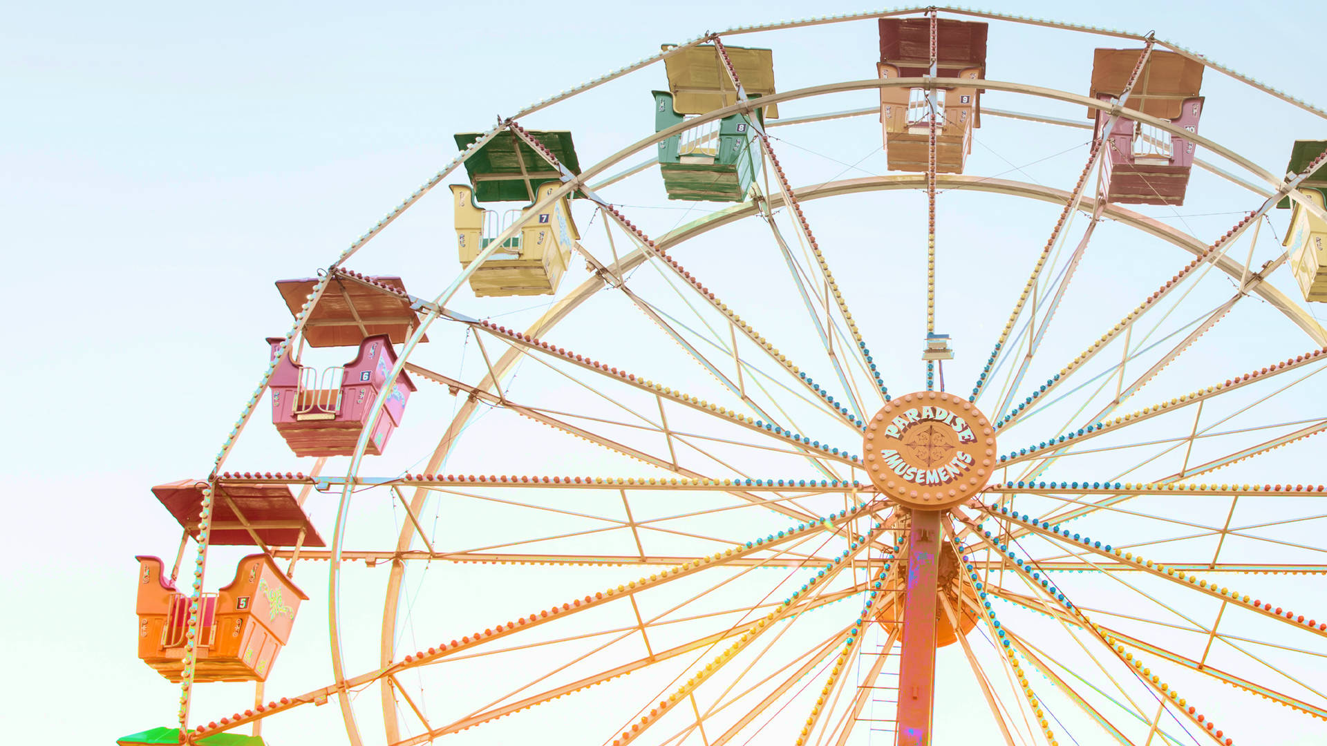 2560x1440 Summer Carnival Ferris Wheel