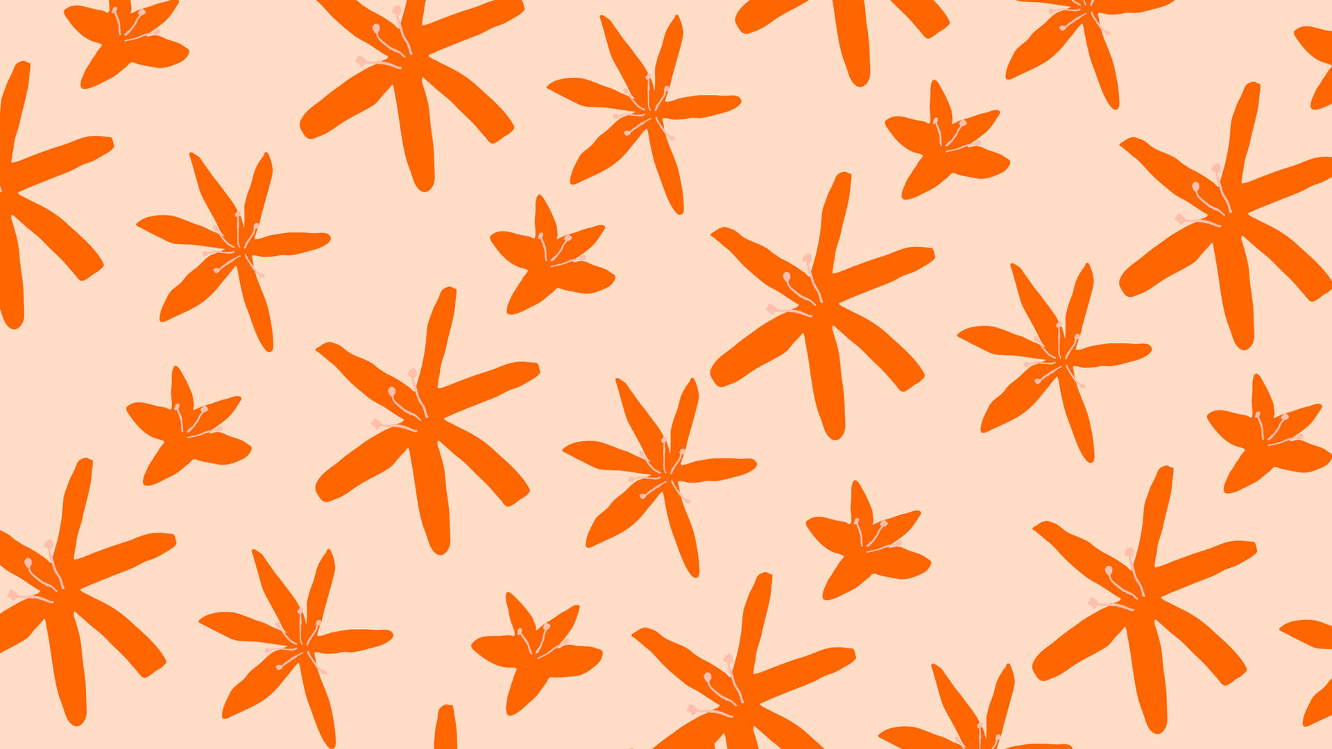 2560x1440 Summer Flower Pattern Background