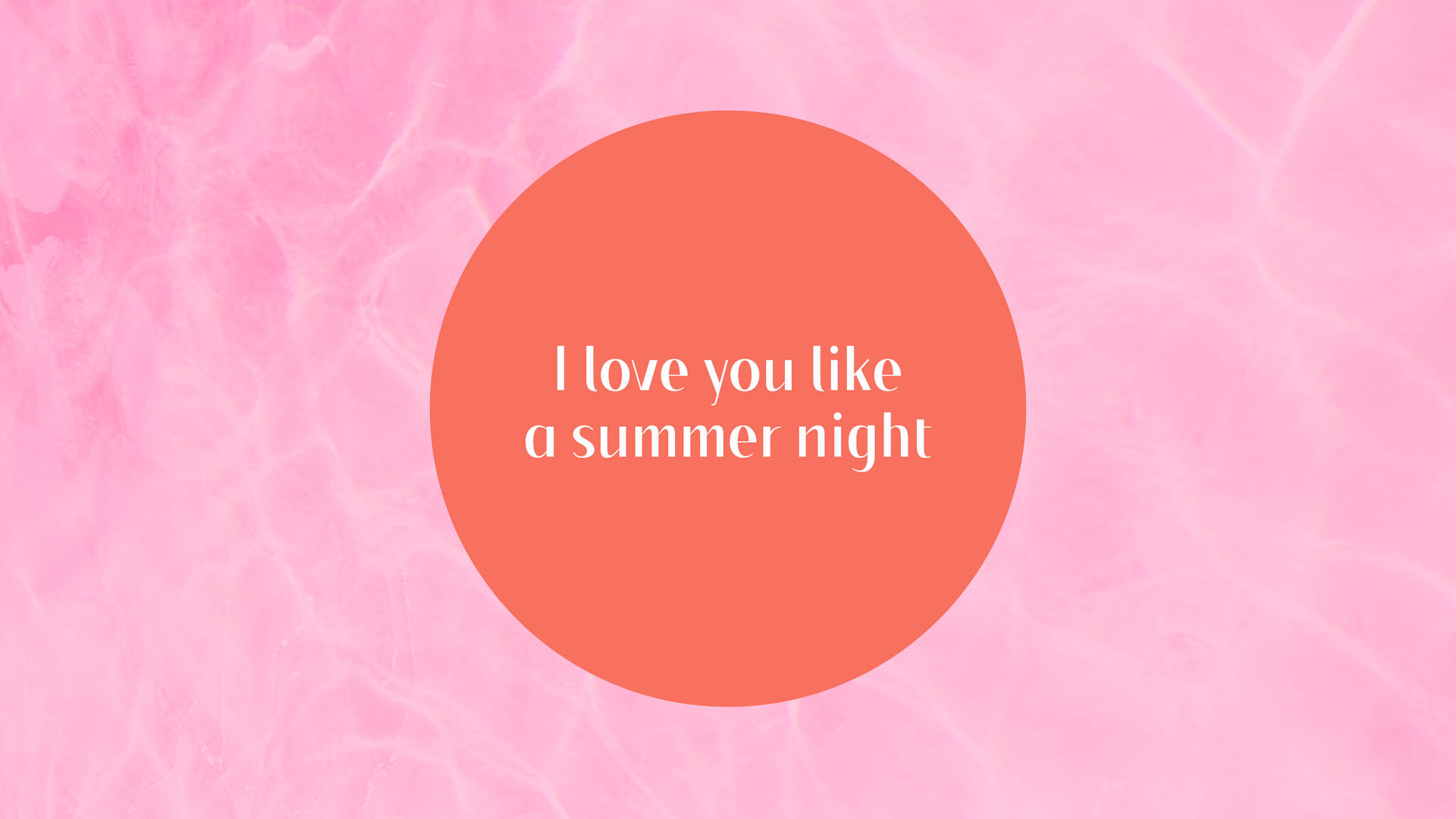 2560x1440 Summer Night Quote Background