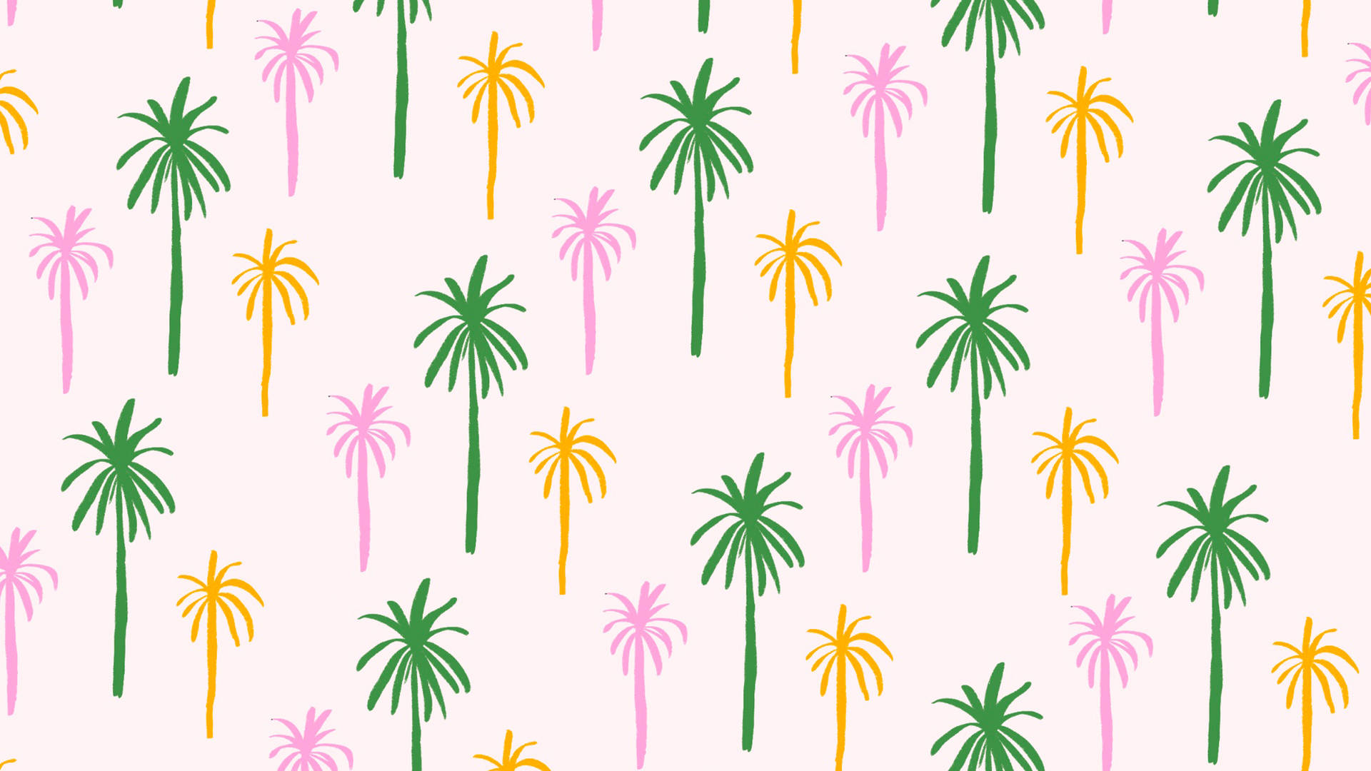 2560x1440 Summer Trees Pattern Background