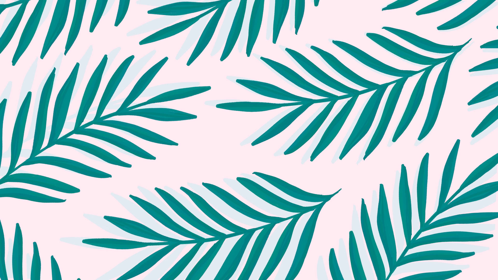 2560x1440 Summer Tropical Plant Pattern