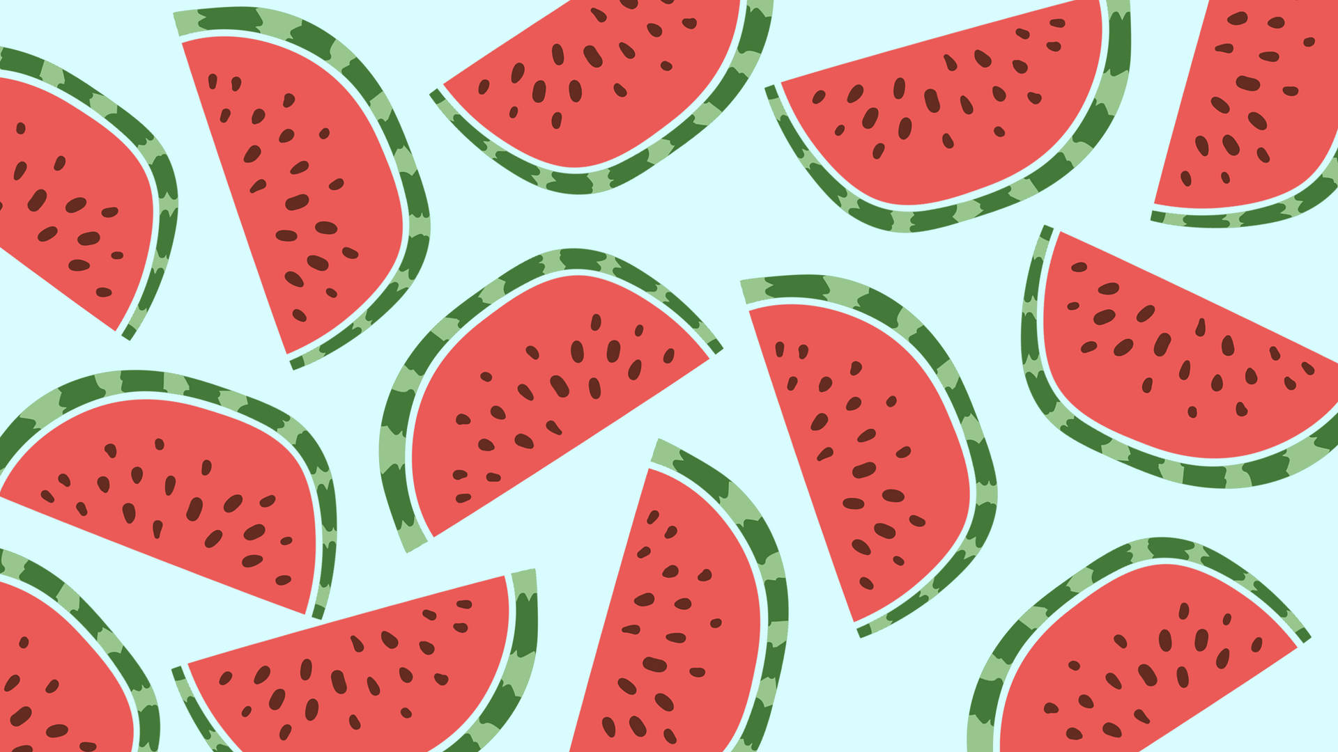 2560x1440 Summer Watermelon Pattern Background