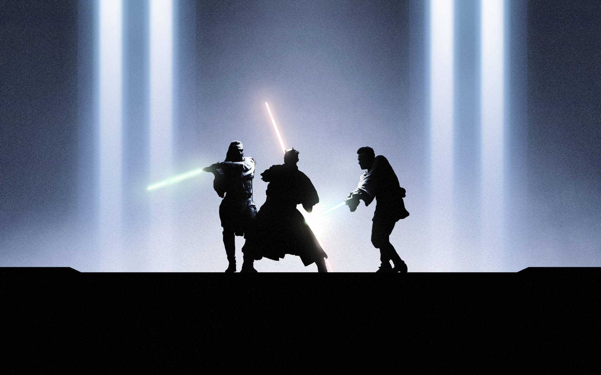 2560x1600 Star Wars Fighting Jedis Background