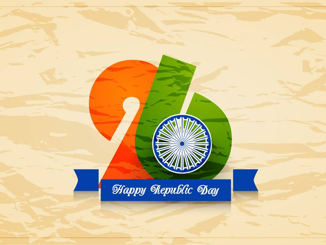 26 January Illustration For Republic Day Background