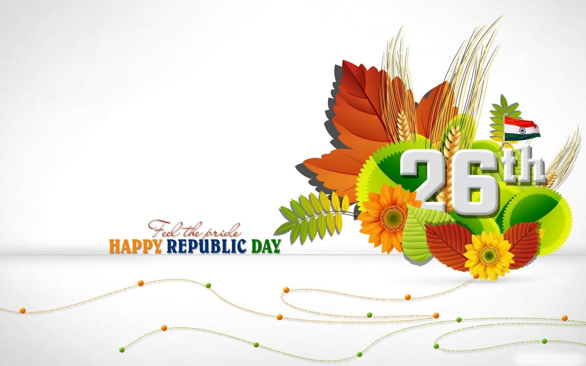 26 January Republic Day Floral Design
