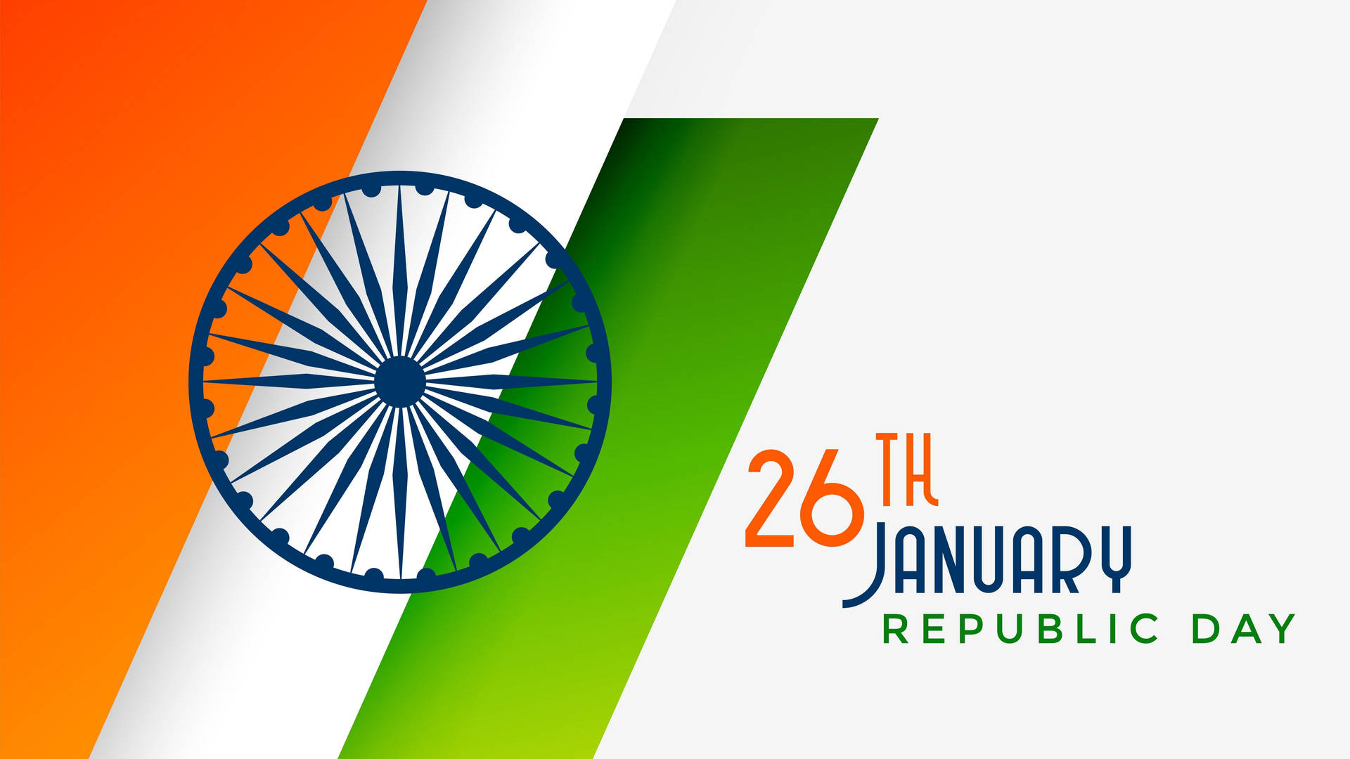 26 January Republic Day Vector Graphic