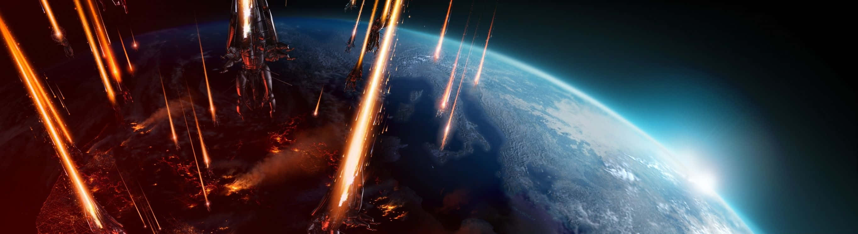 2732 X 768 Mass Effect Background