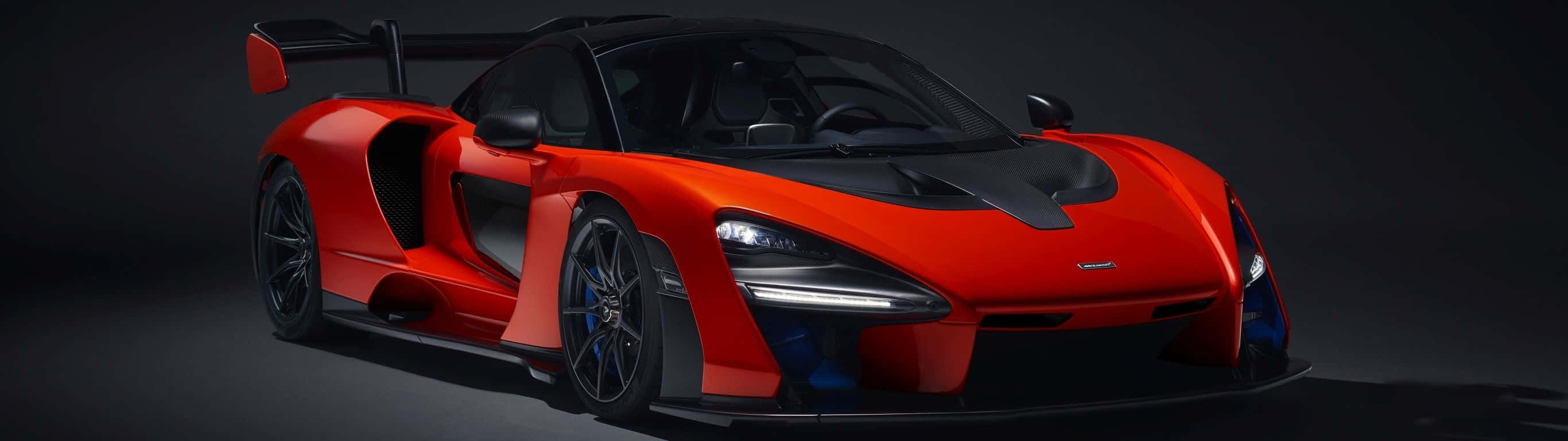 2732 X 768 Red Mclaren Background