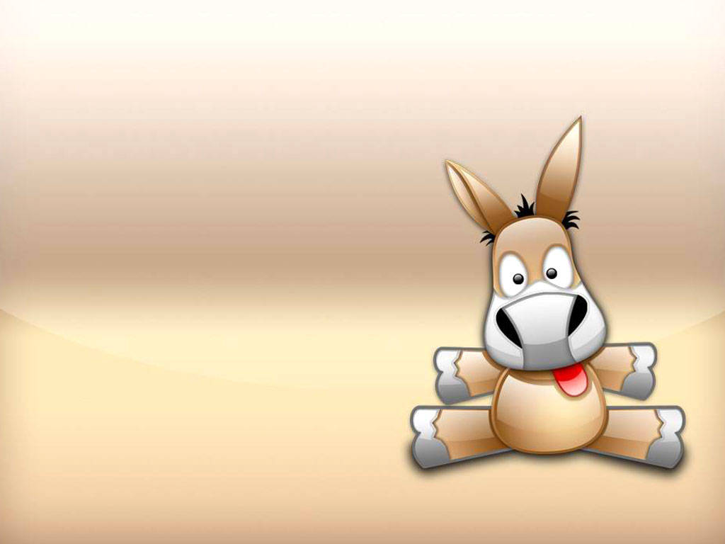 2d Donkey Stuffed Toy Background
