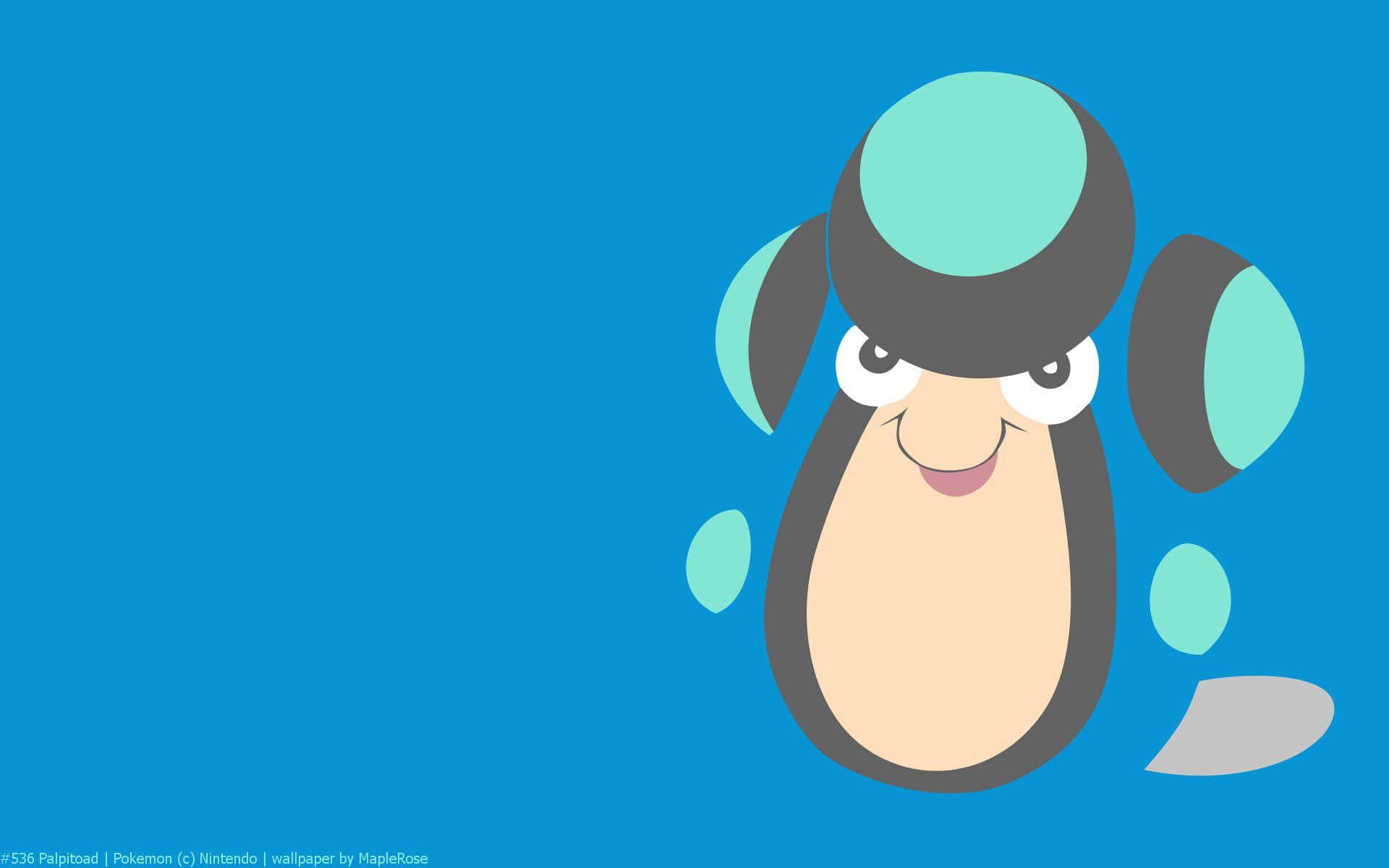 2d Palpitoad Blue Background