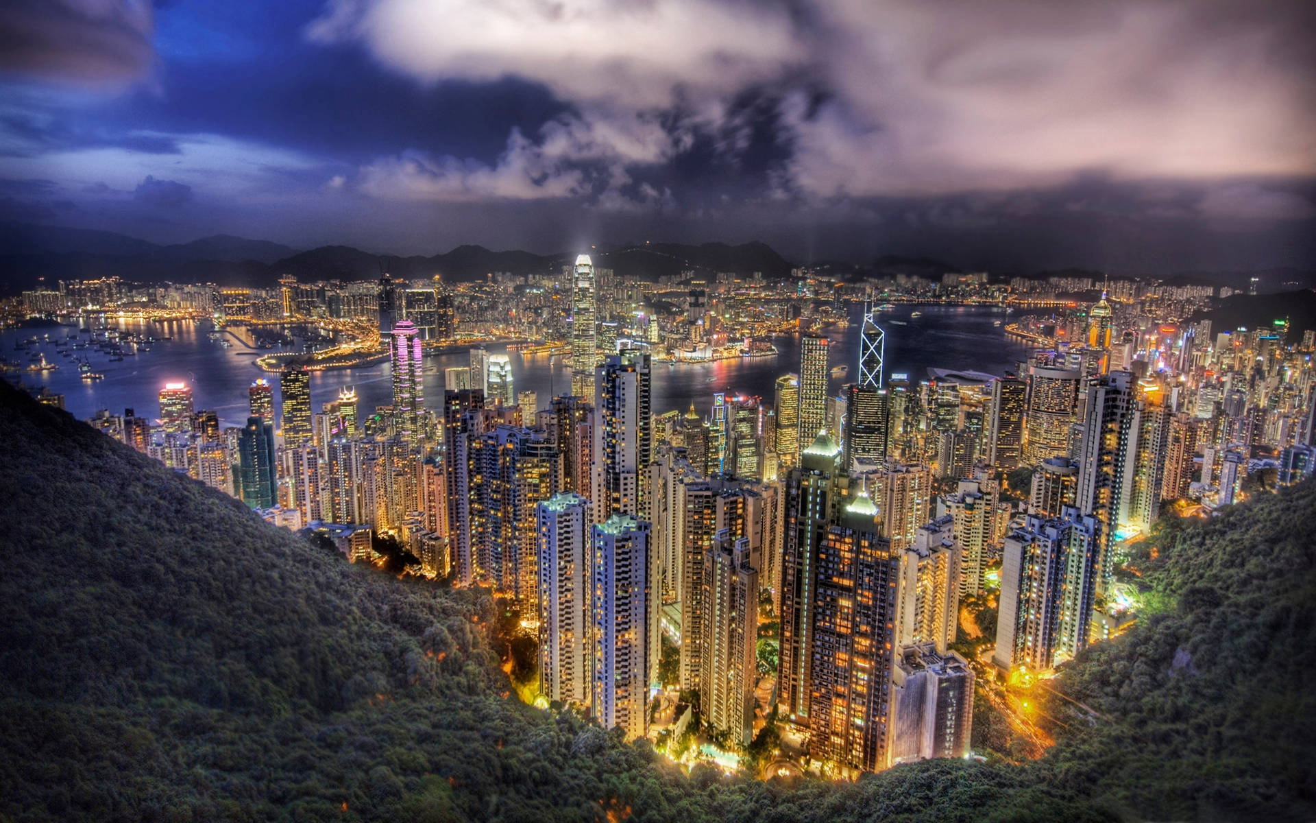 2k Hongkong City Twilight Hour