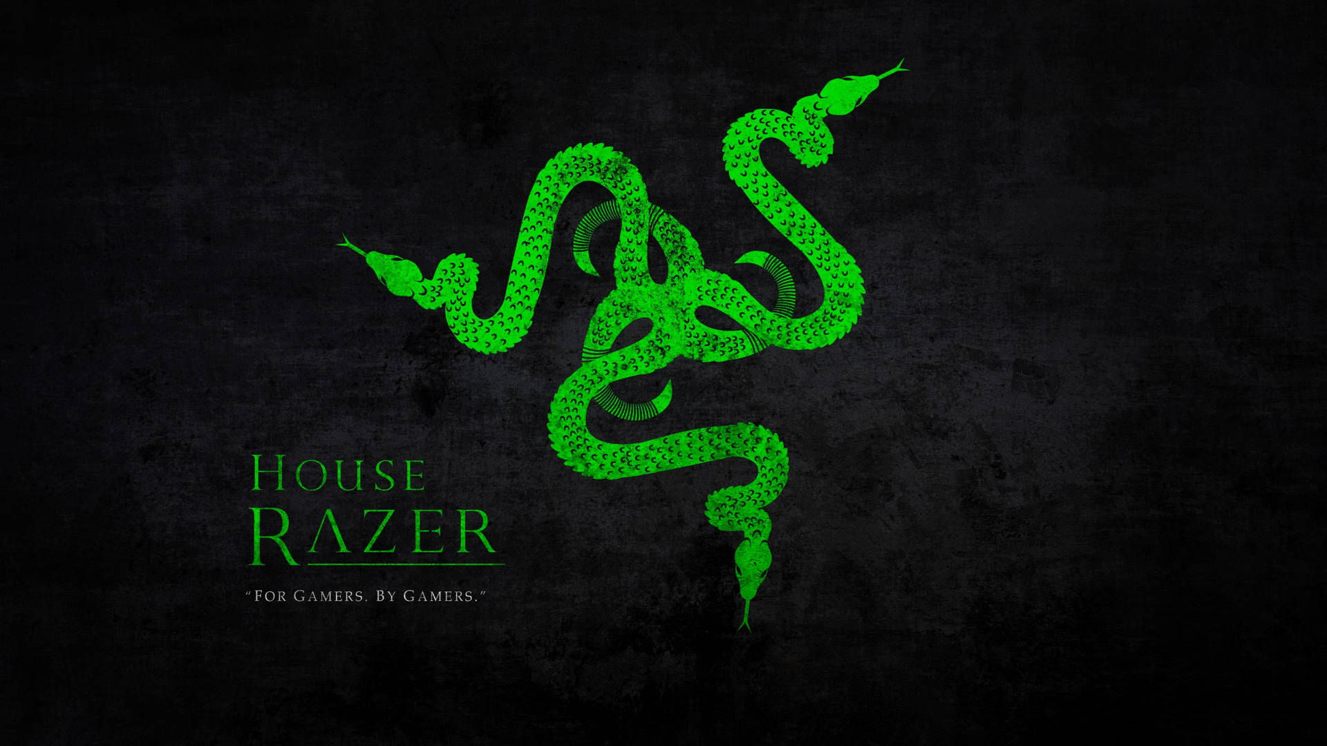 2k House Of Razer Logo Background