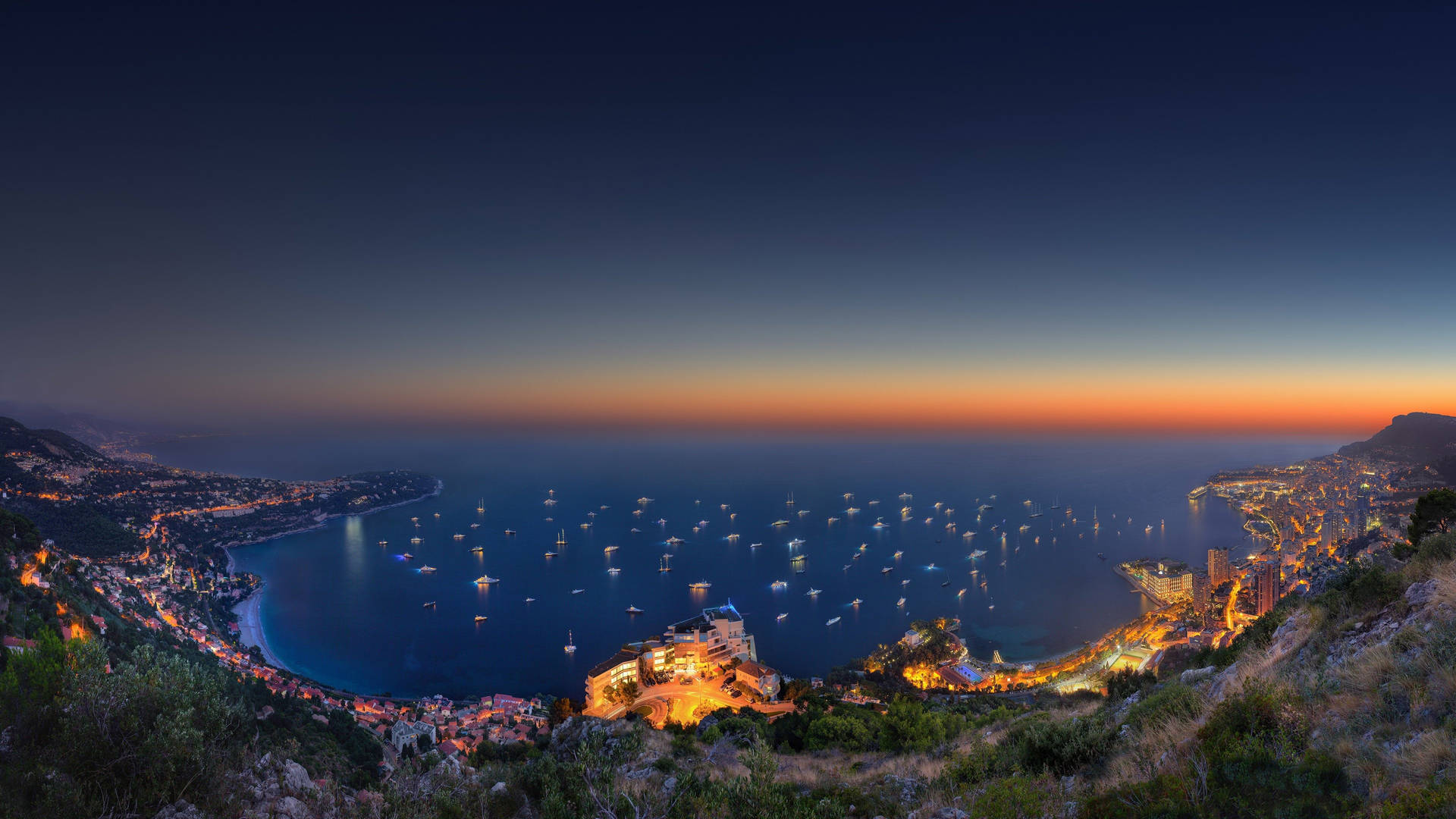 2k Monaco Skyline Background