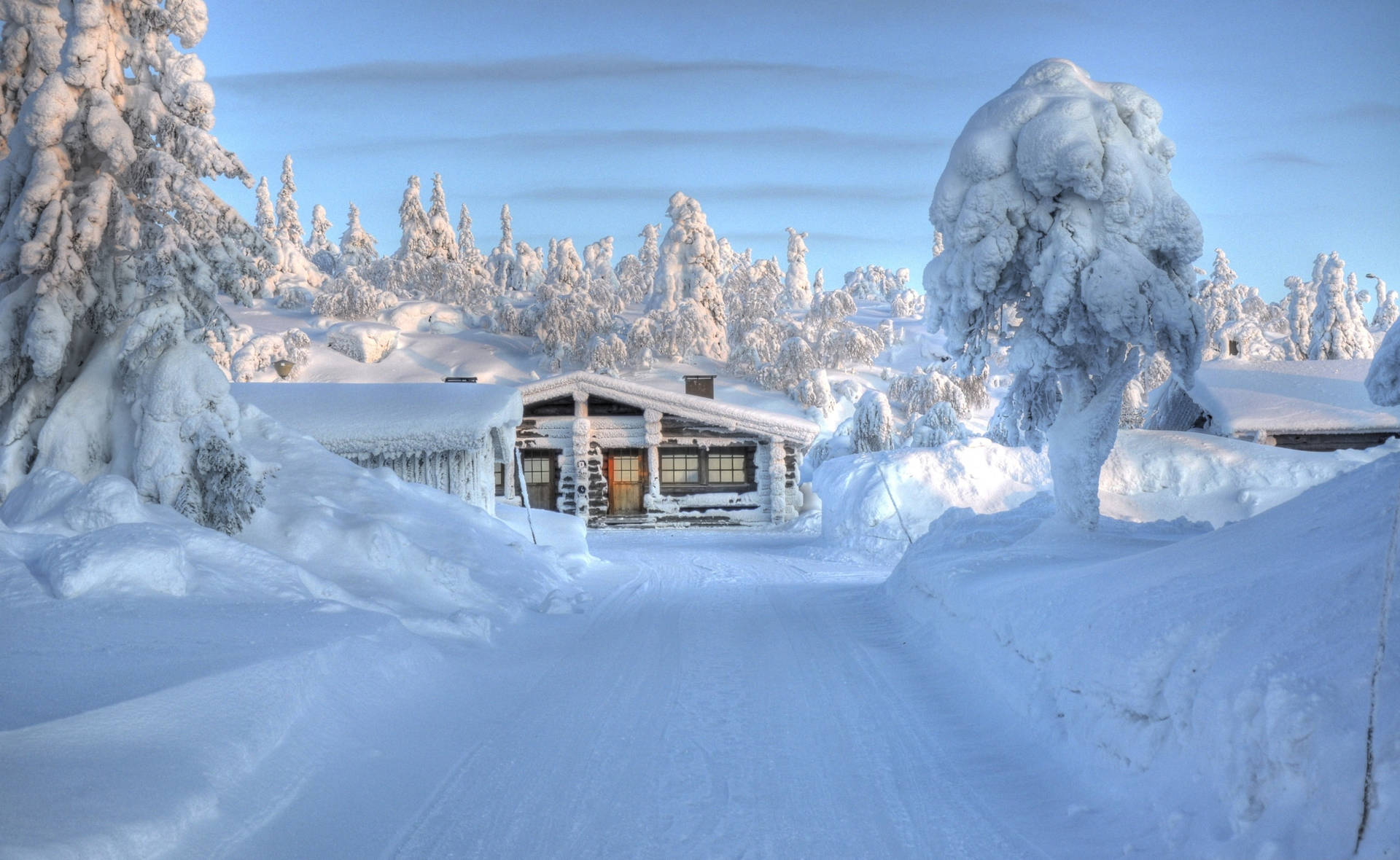 2k Winter In Finland Background