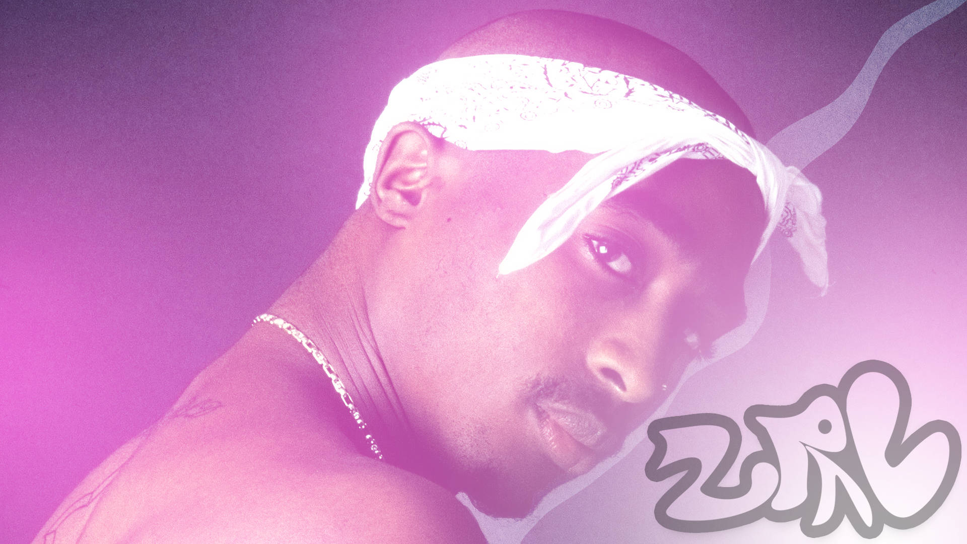 2pac Pink Wallpaper Background