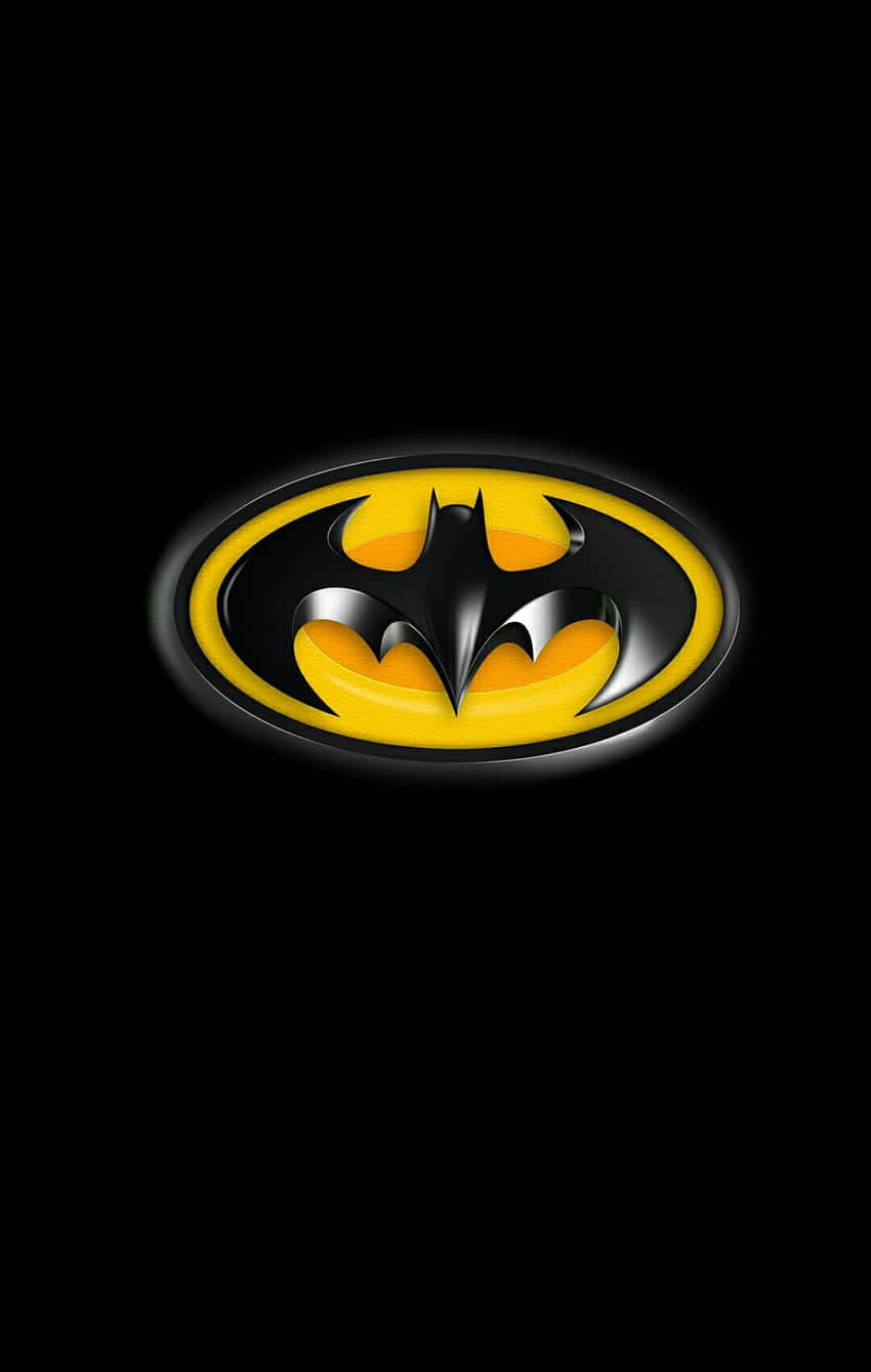 3 D Batman Symboli Phone Wallpaper Background
