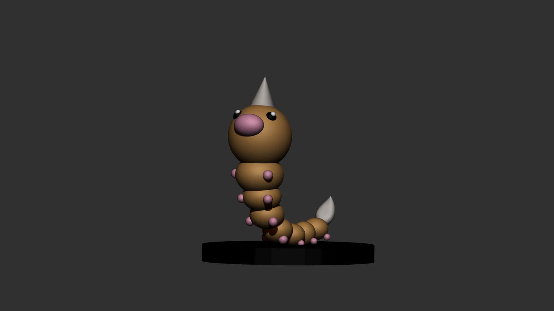 3 D Model Weedle Pokemon Background
