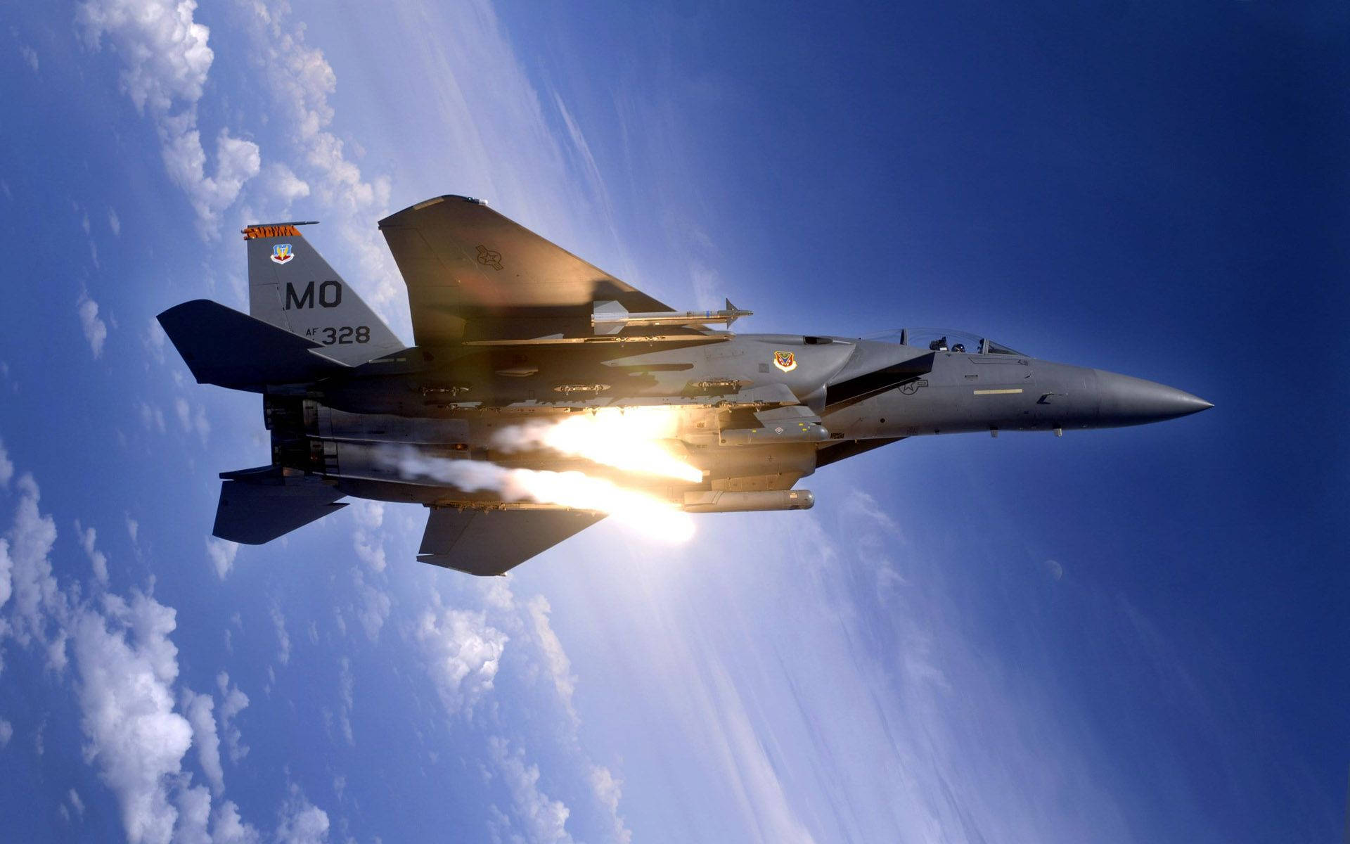 3 Navy Fighter Jets Forming A Thunderous Sky – A Spectacle To Behold Background