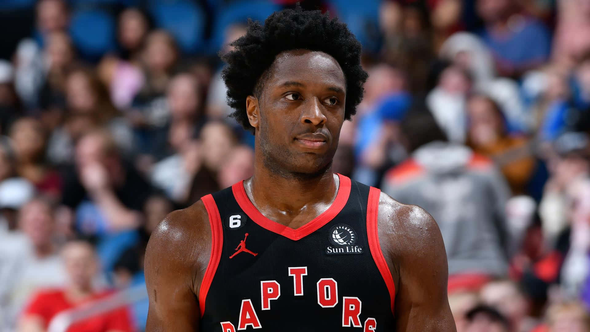 #3 Toronto Raptors Og Anunoby Background