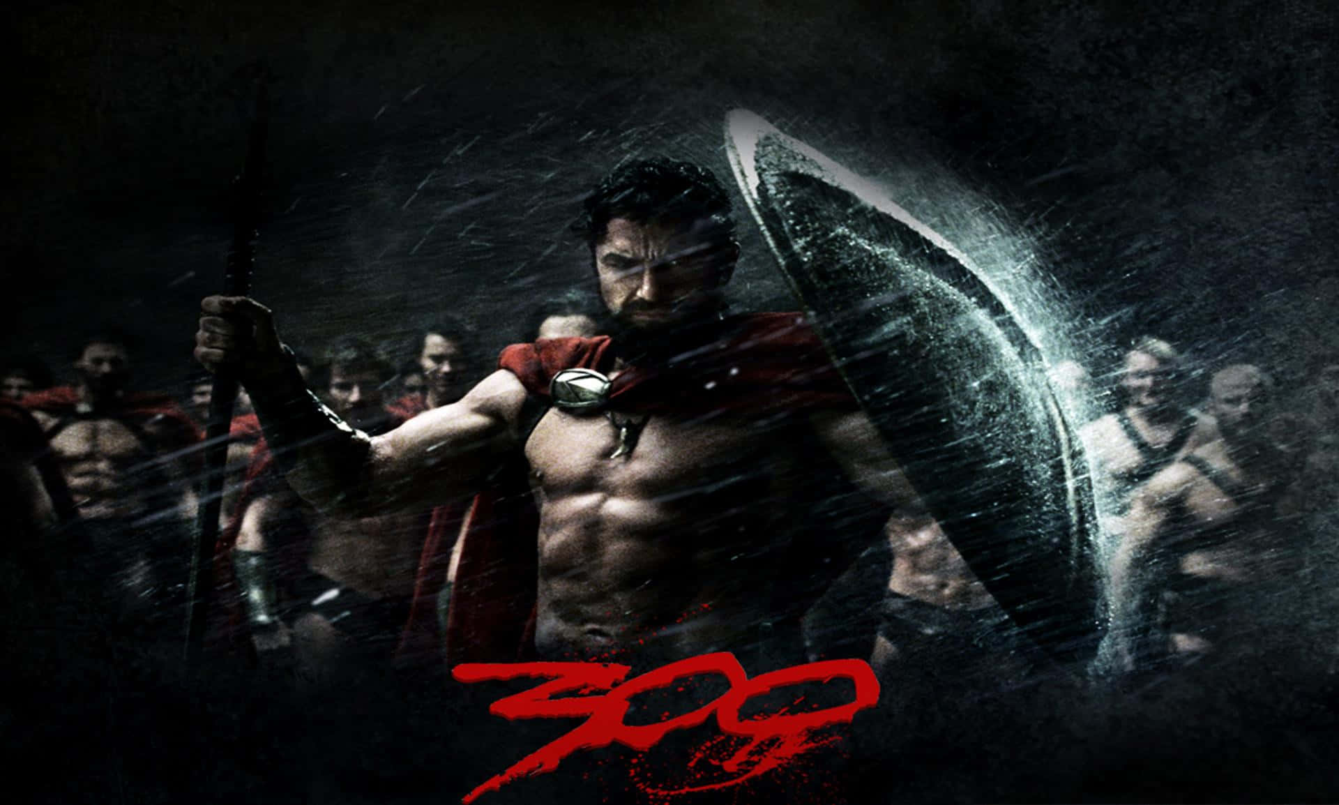 300 Movie With King Leonidas And His Men Background